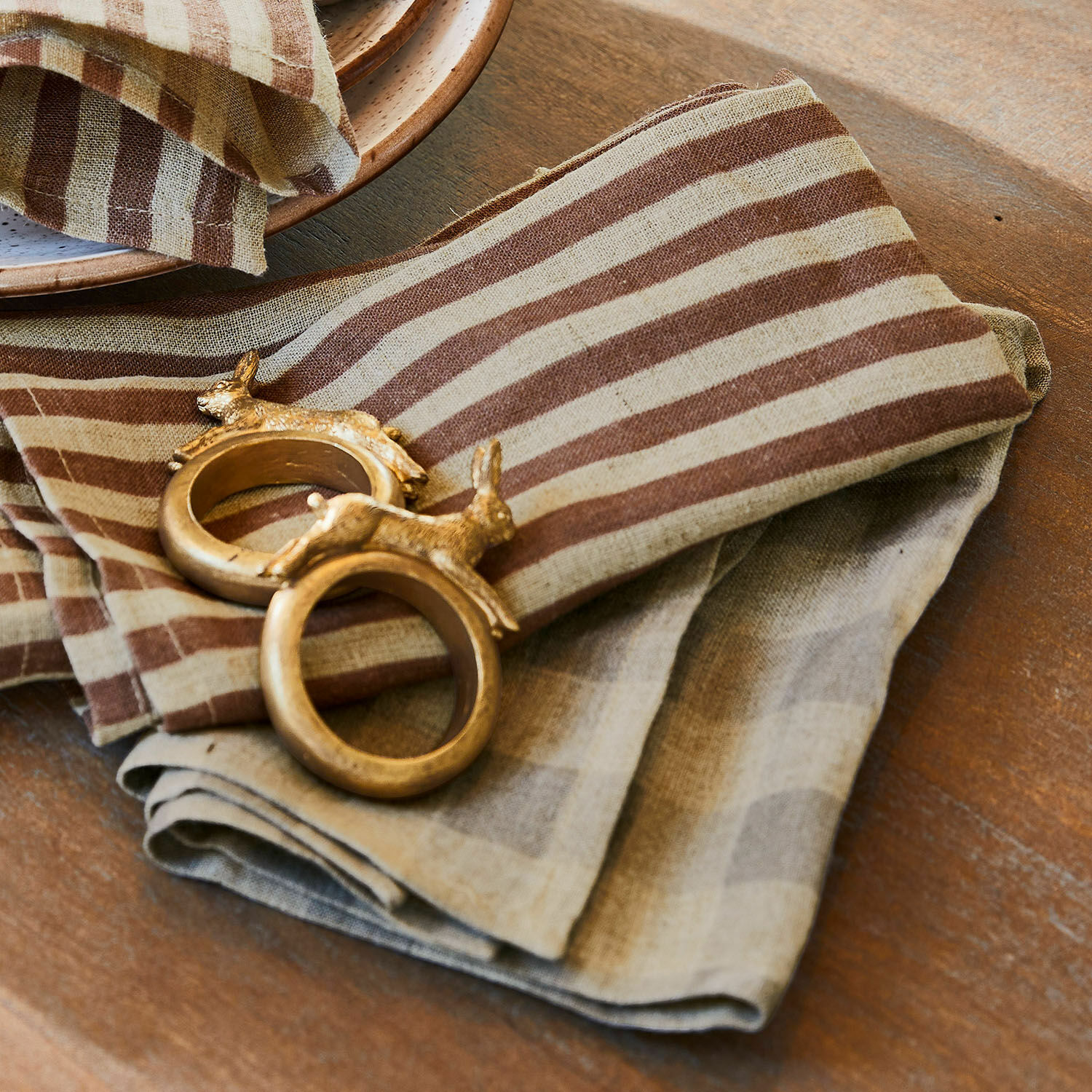 Lot de 4 serviettes de table Brossier