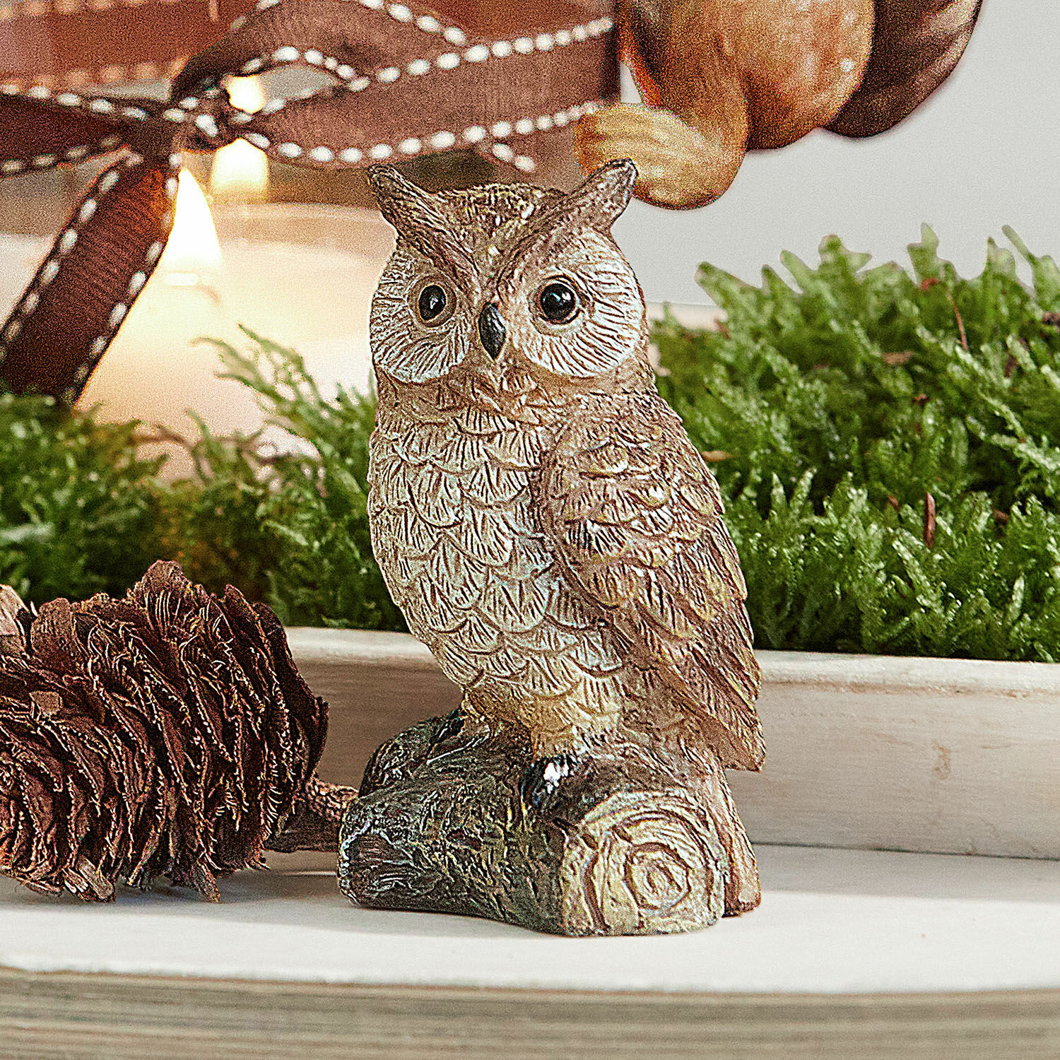 Lot de 3 animaux de la forêt décoratifs Vionique