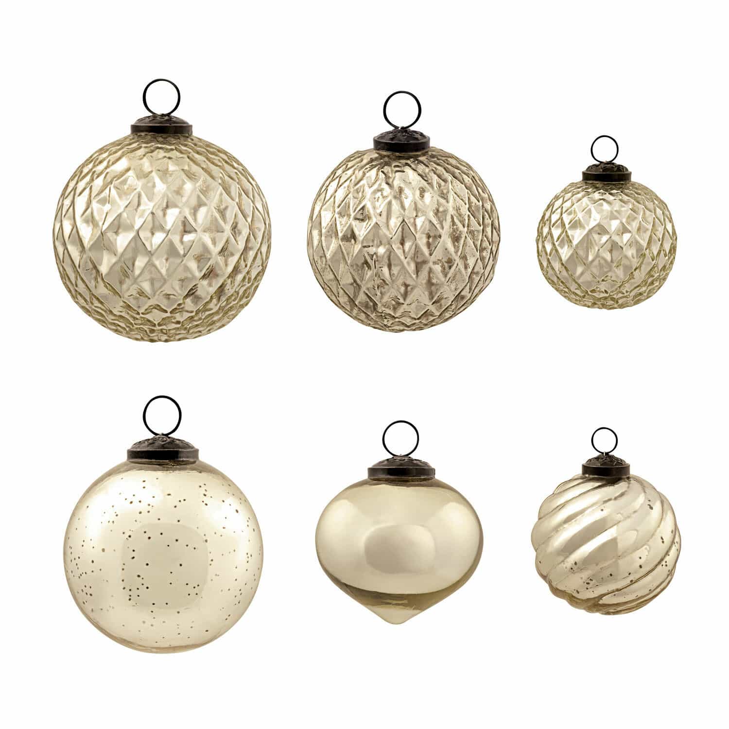 Lot de 6 boules de Noël Lyas