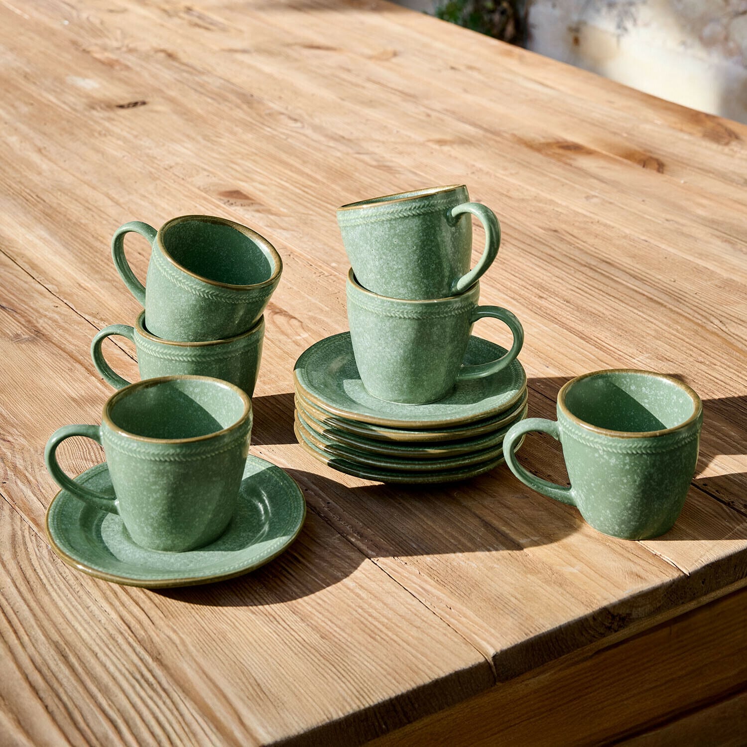 Lot de 6 tasses et soucoupes Norrvik