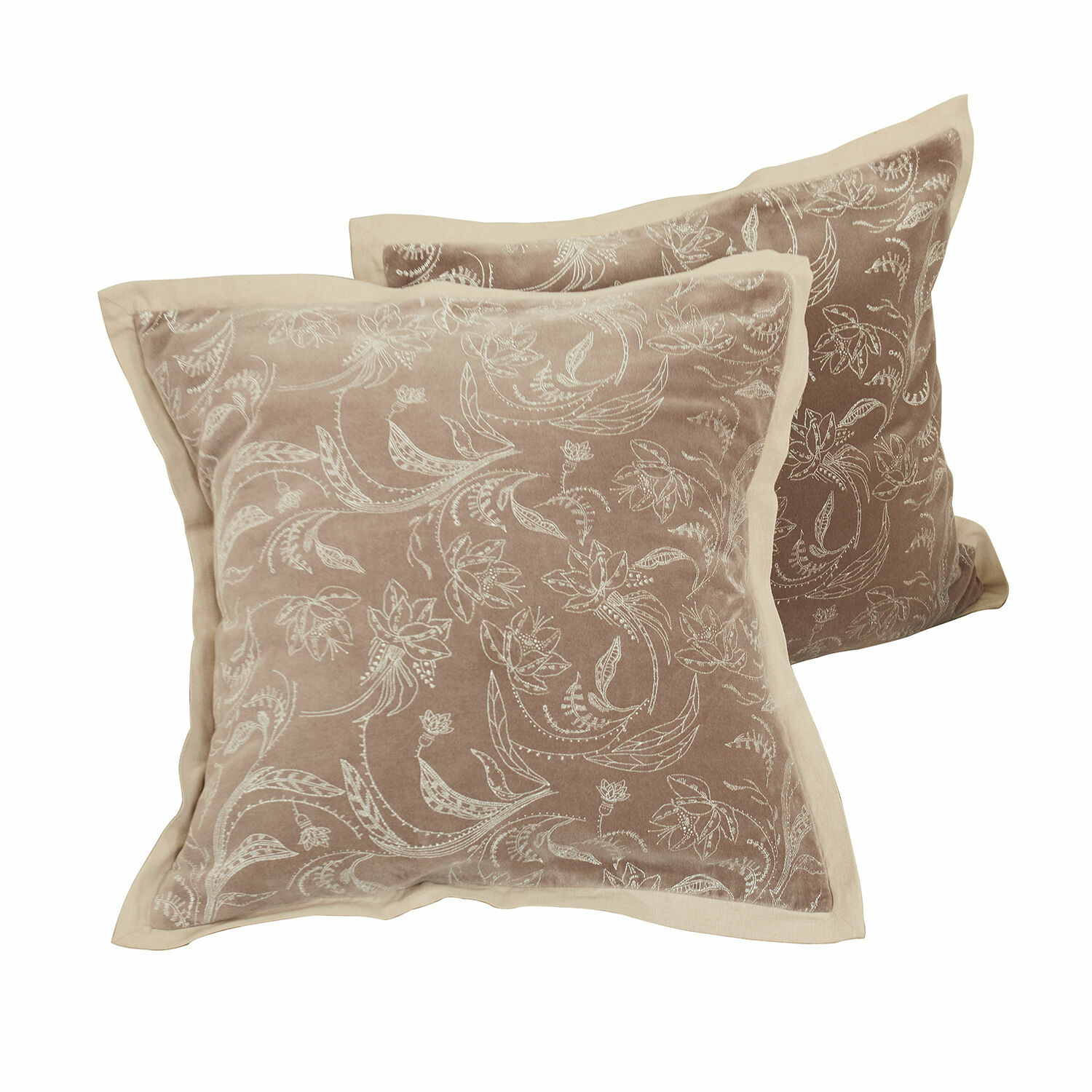 Lot de 2 housses de coussins Olicianne