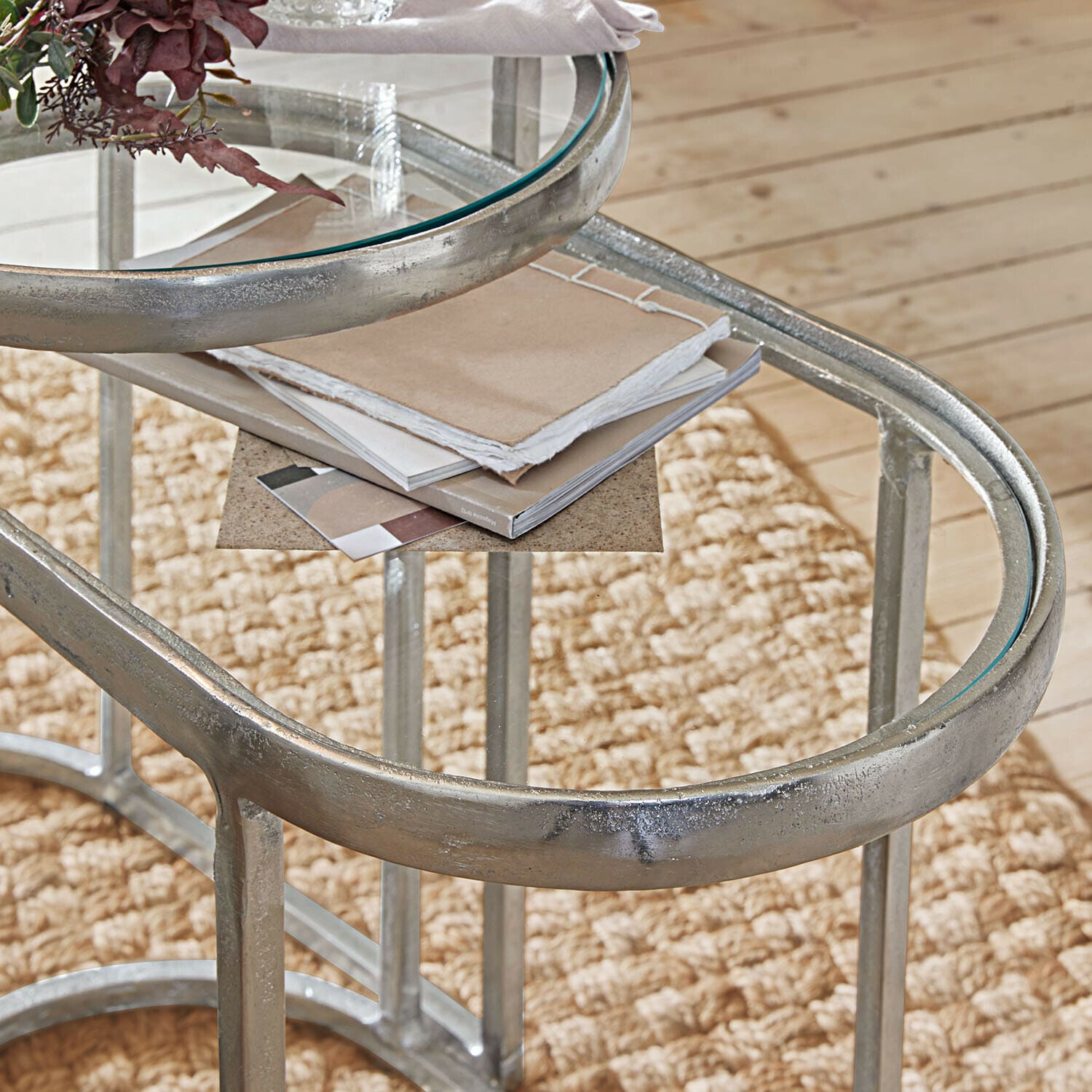 Lot de 2 tables d'appoint Clarimonde