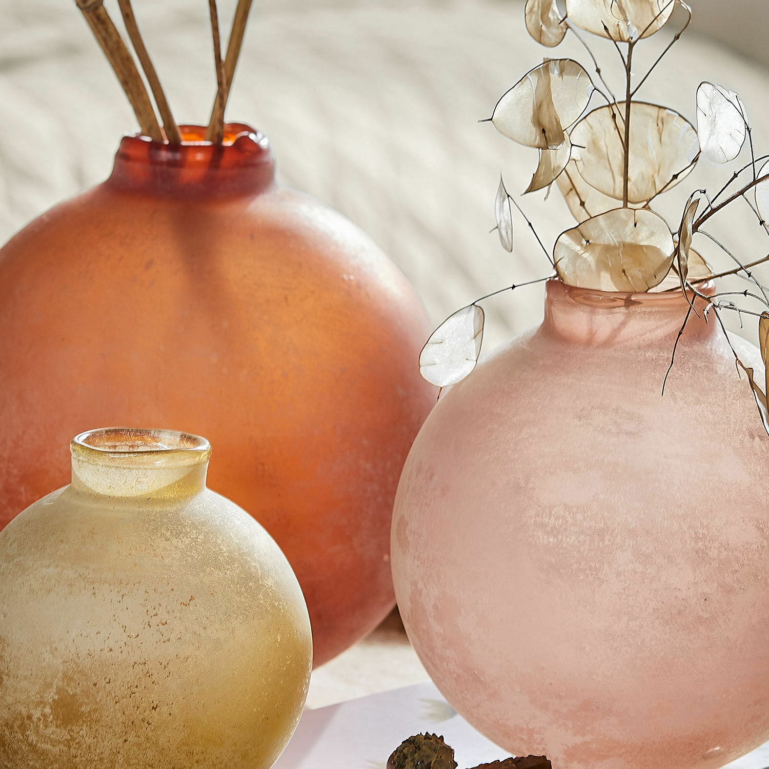 Lot de 3 vases Imbrianno