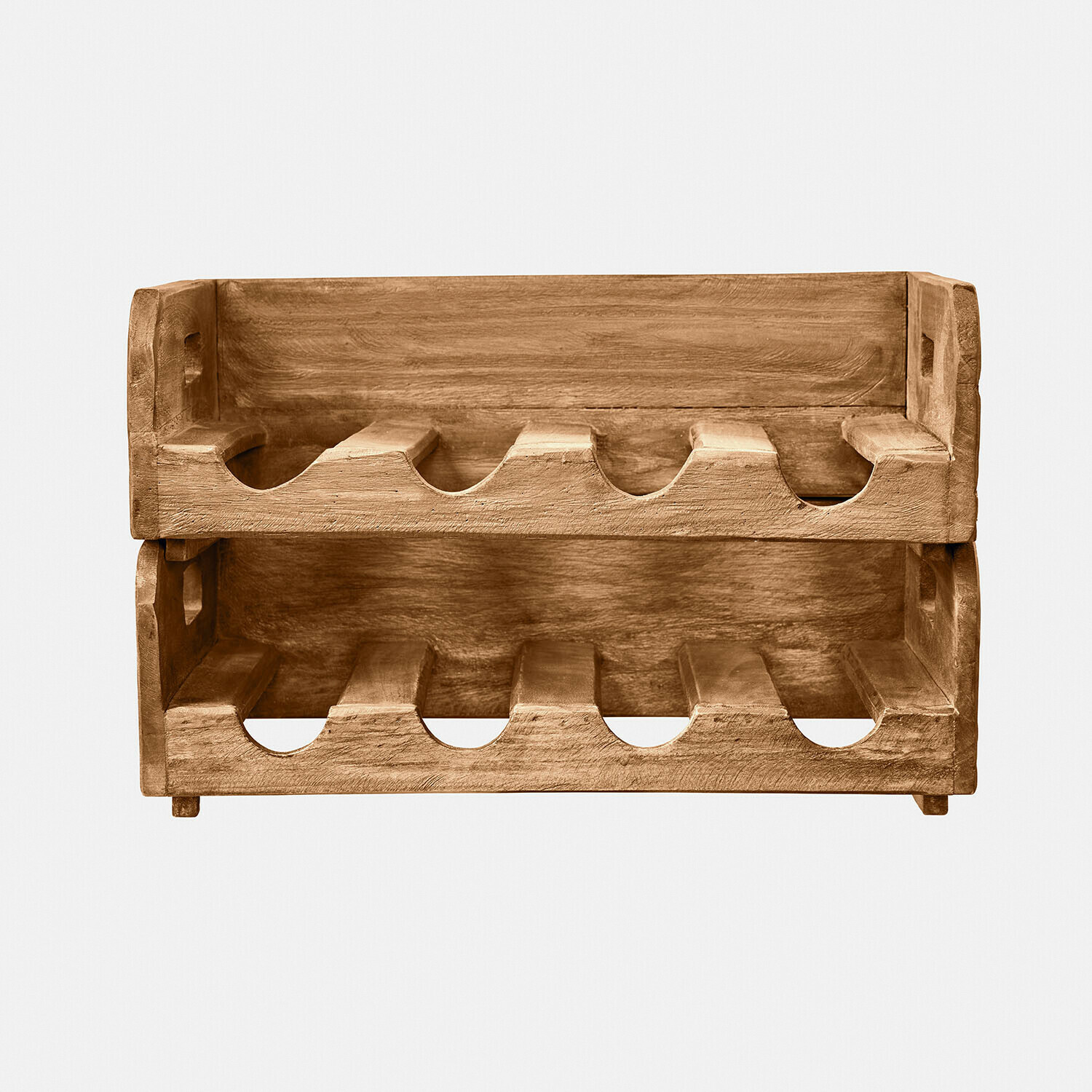 Lot de 2 porte-bouteilles Crestwooden