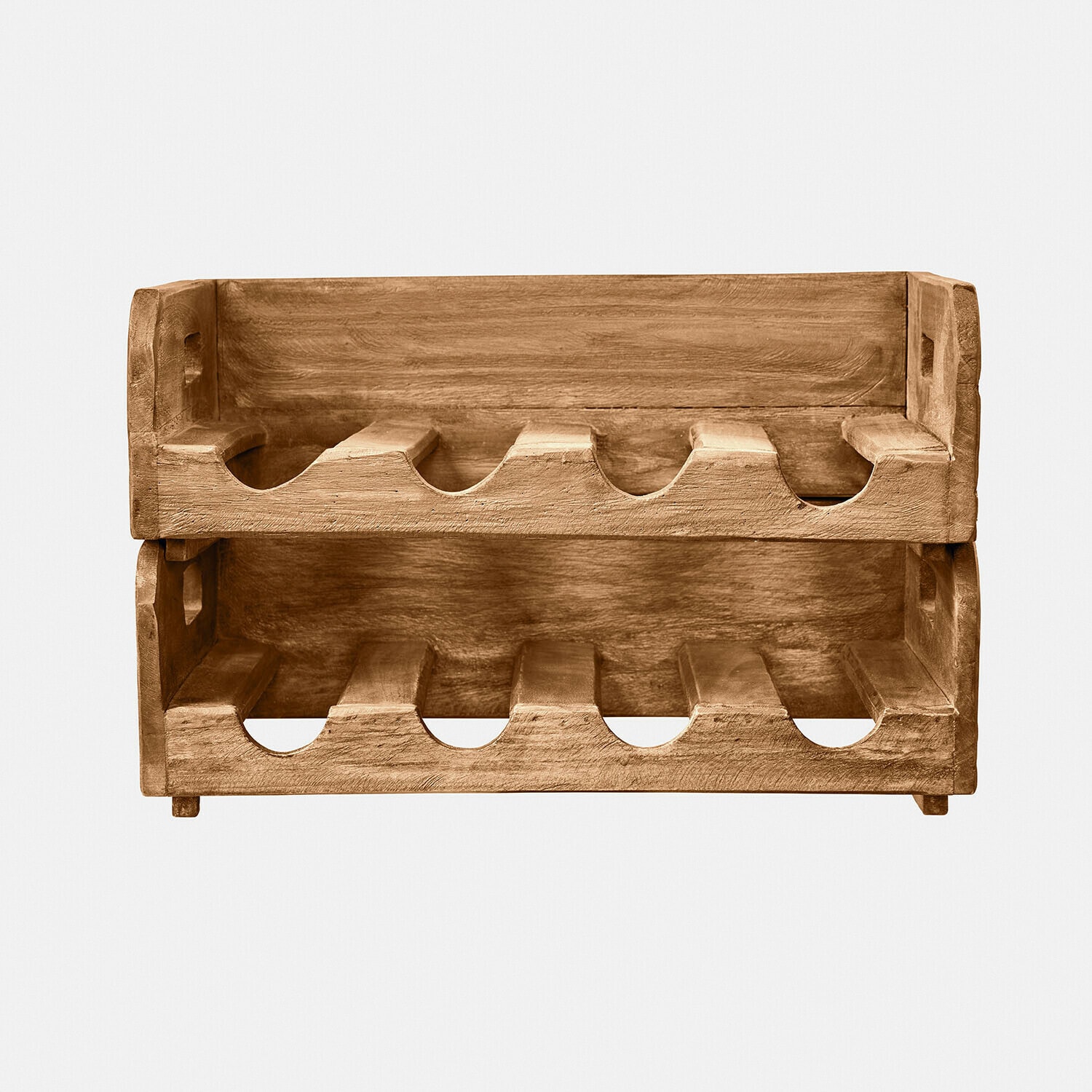 Lot de 2 porte-bouteilles Crestwooden