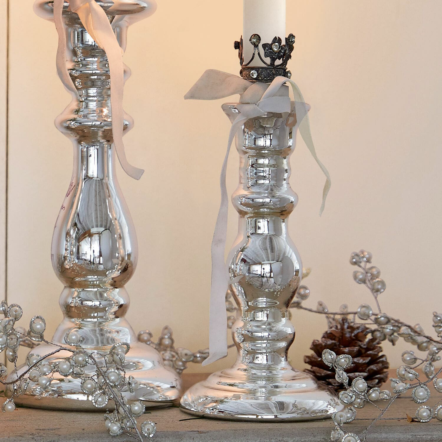 Lot de 2 bougeoirs Gao