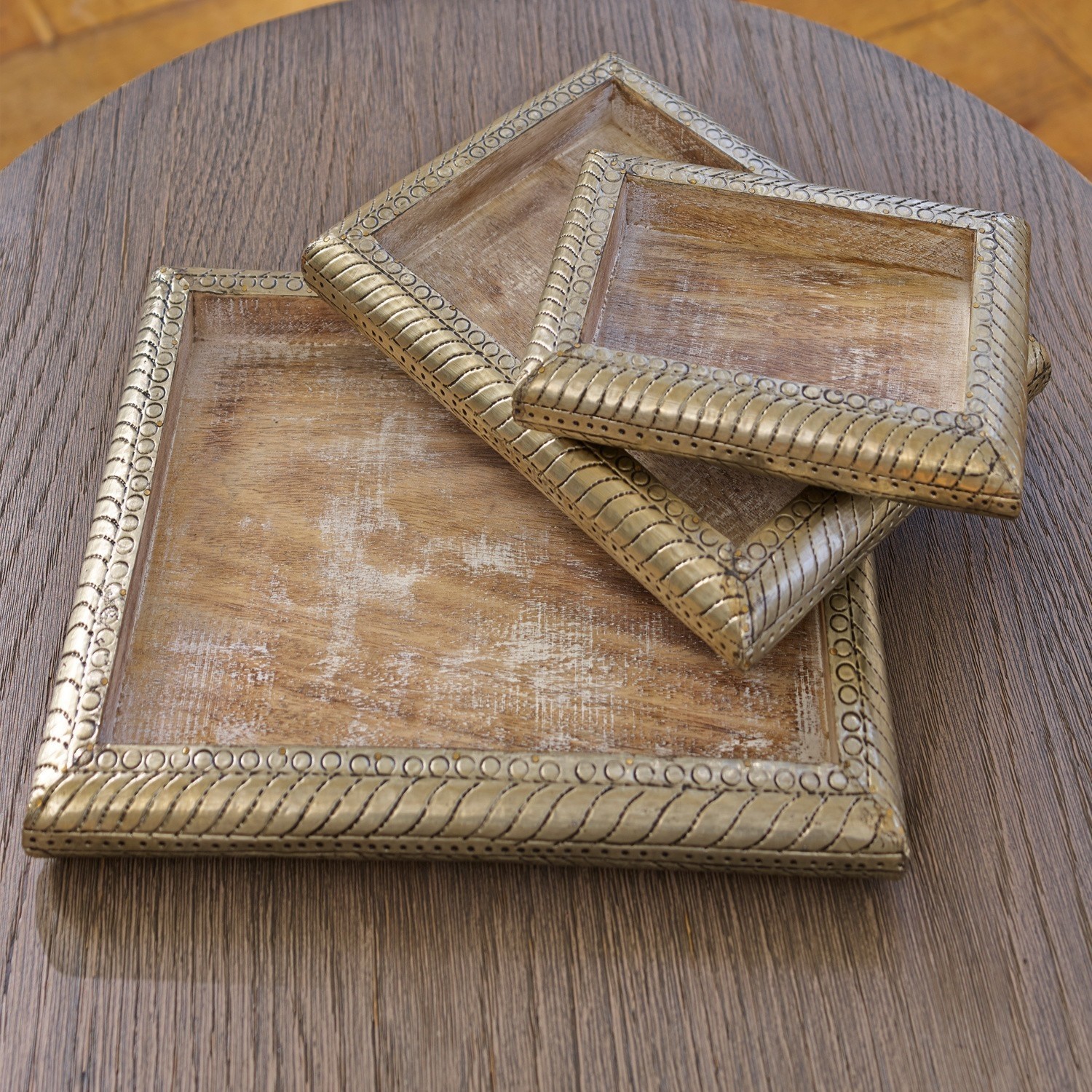 Lot de 3 plateaux Vivian