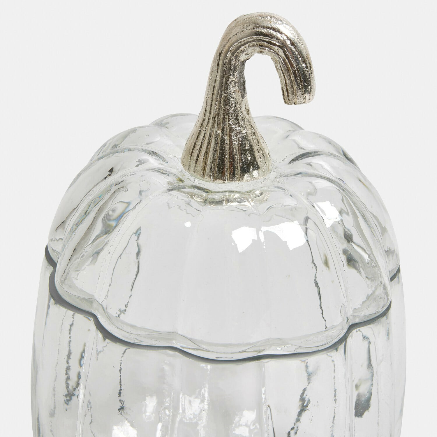 Lot de 3 bonbonnières en verre Alérisse