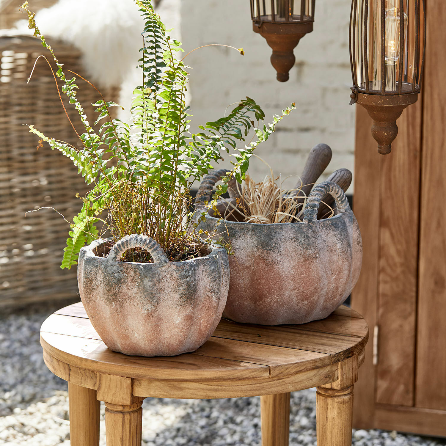 Lot de 2 cache-pots Coudrelle