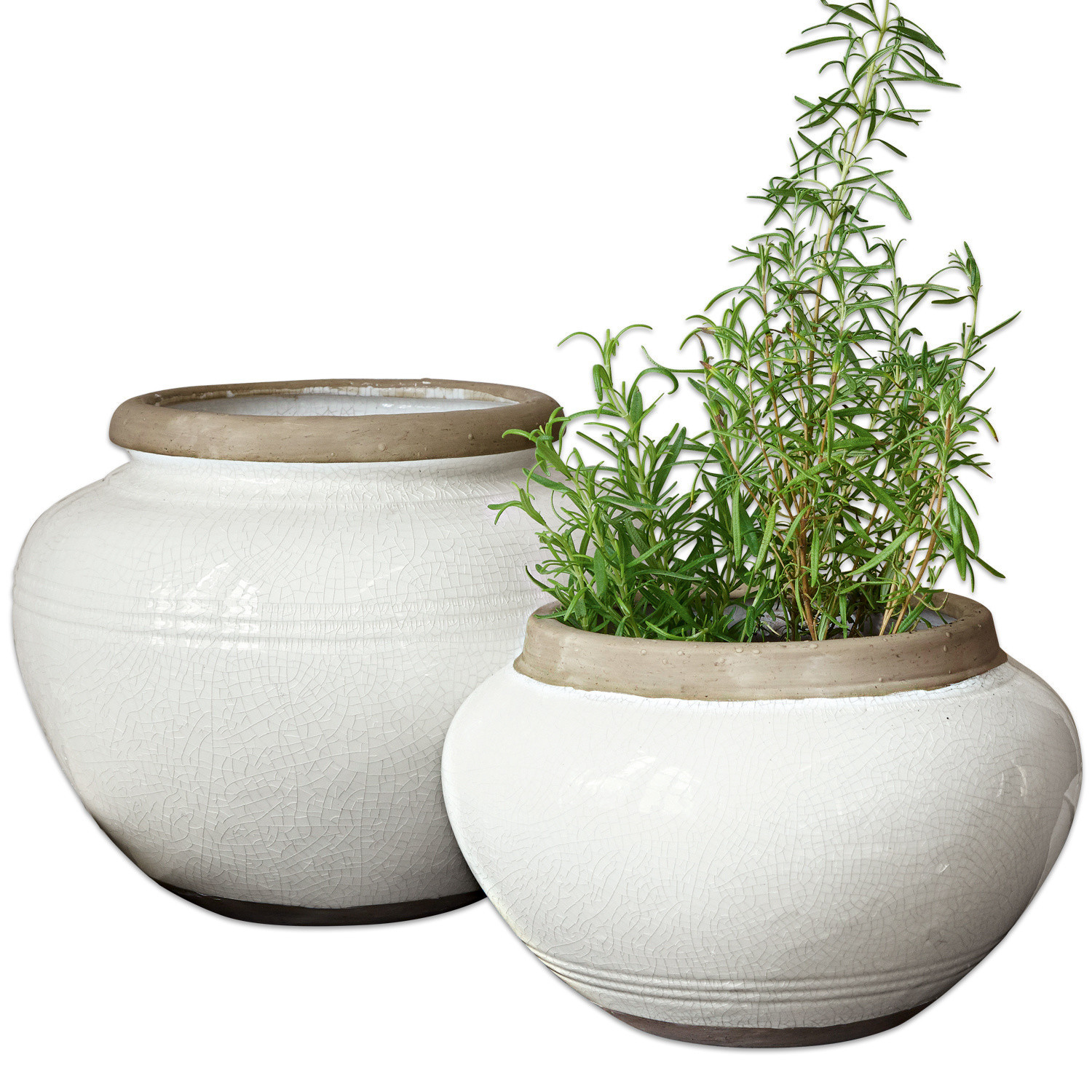 Lot de 2 vases Achille