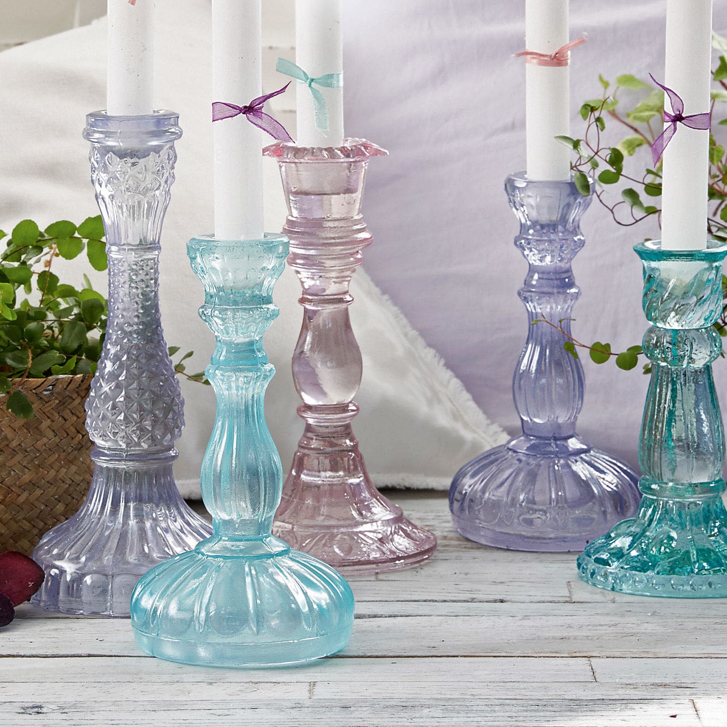 Lot de 6 bougeoirs Kannos