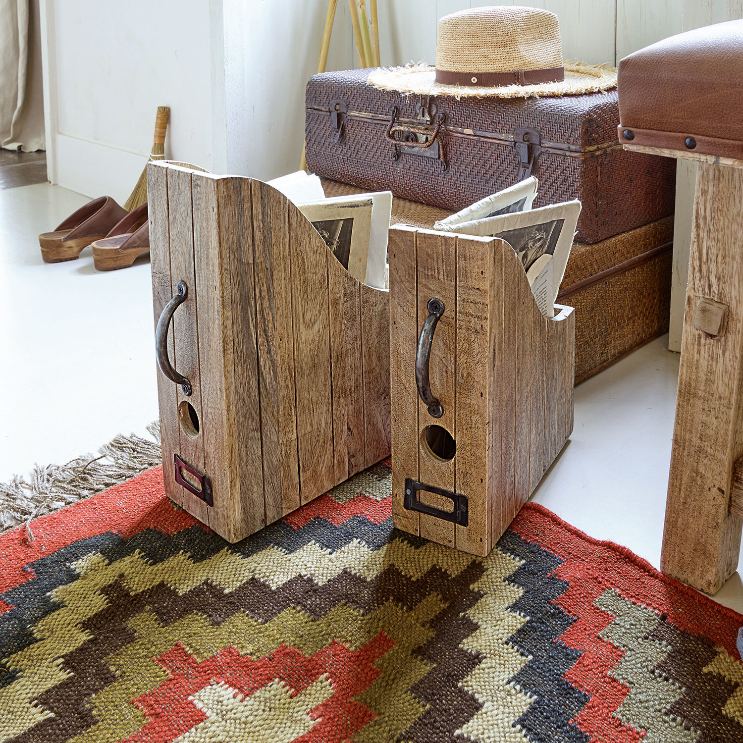 Lot de 2 porte-revues Kardifa