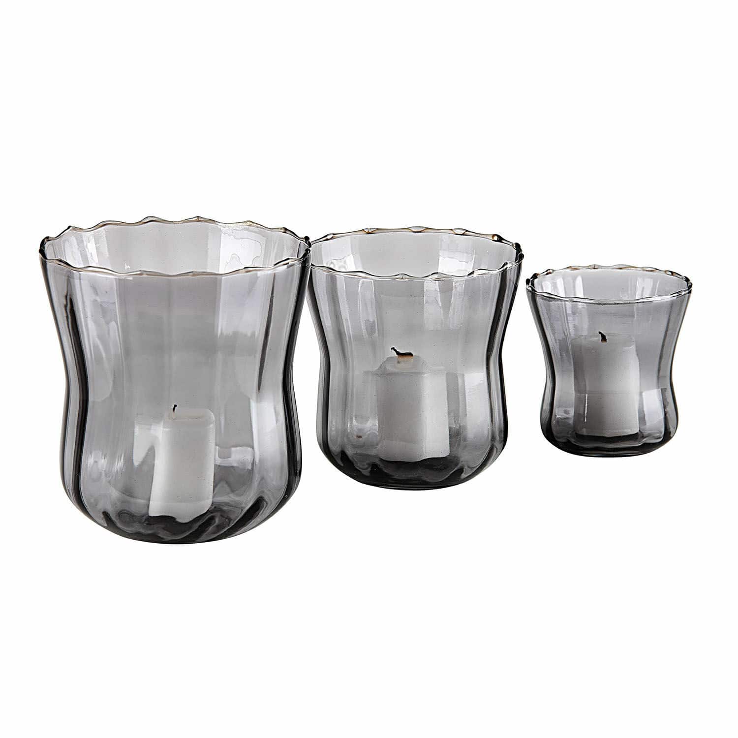 Lot de 3 photophores Lovire