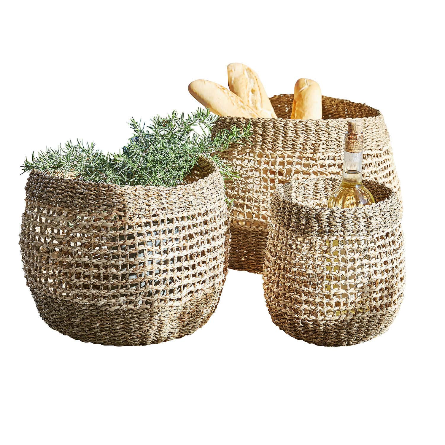 Lot de 3 paniers Kaduna