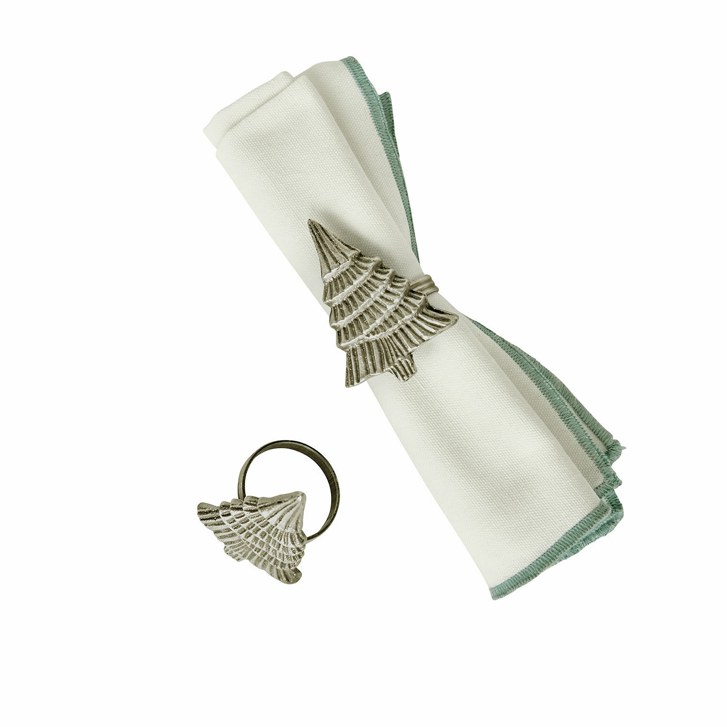 Lot de 2 ronds de serviette Sylvion