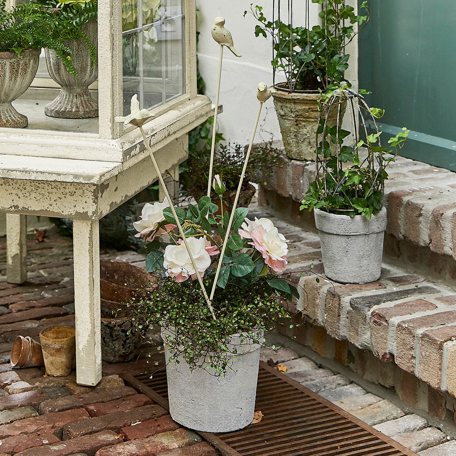 Lot de 3 piques de jardin Colaire