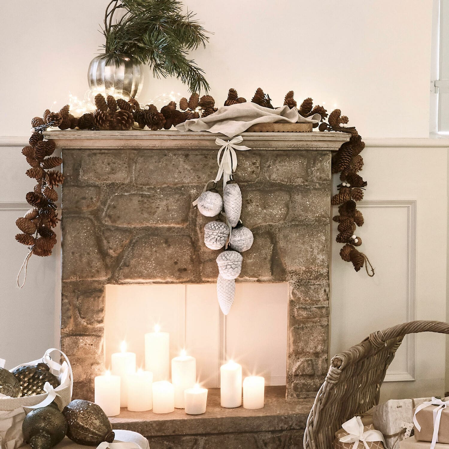 Lot de 6 décorations de Noël Quirat
