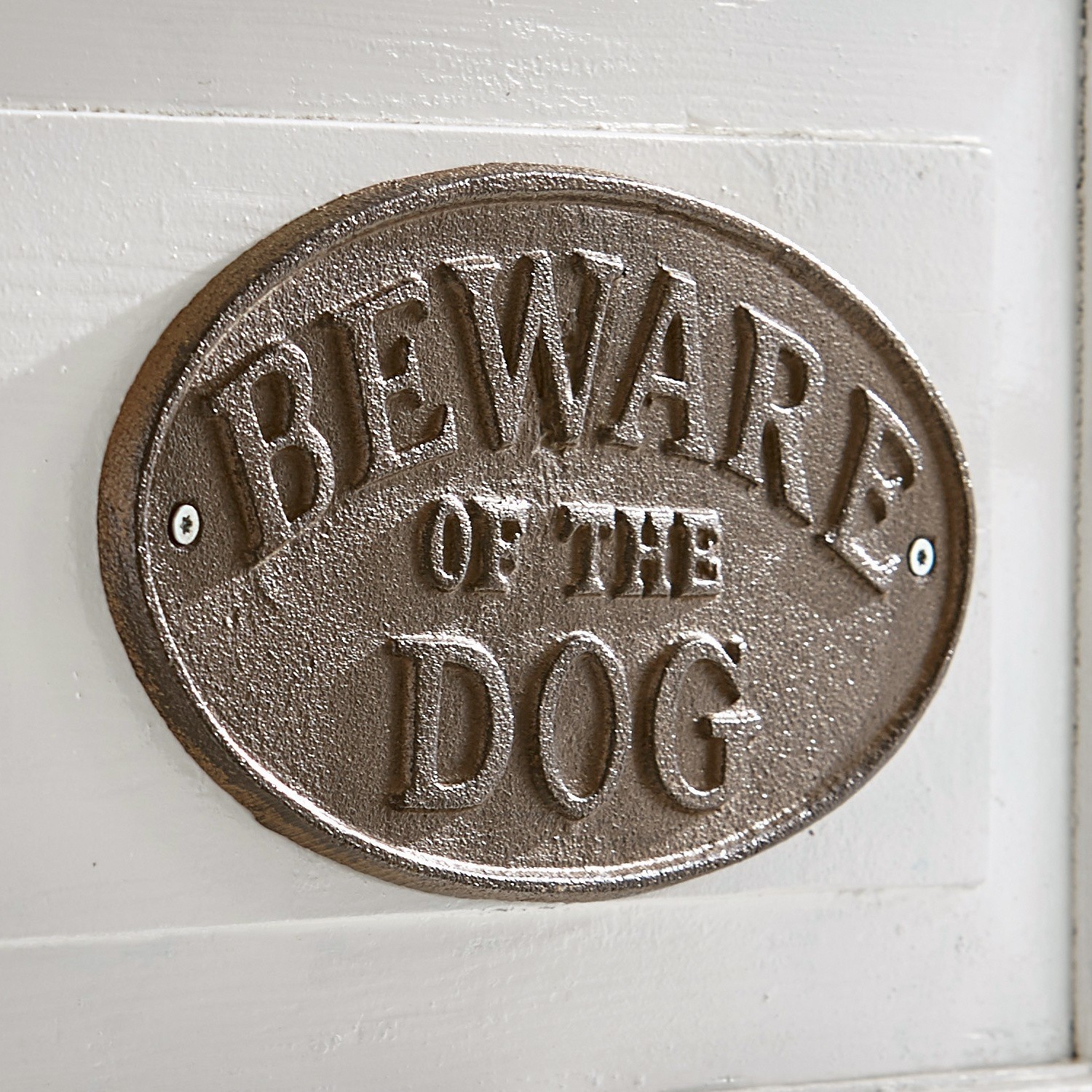 Lot de 2 panneaux décoratifs Beware