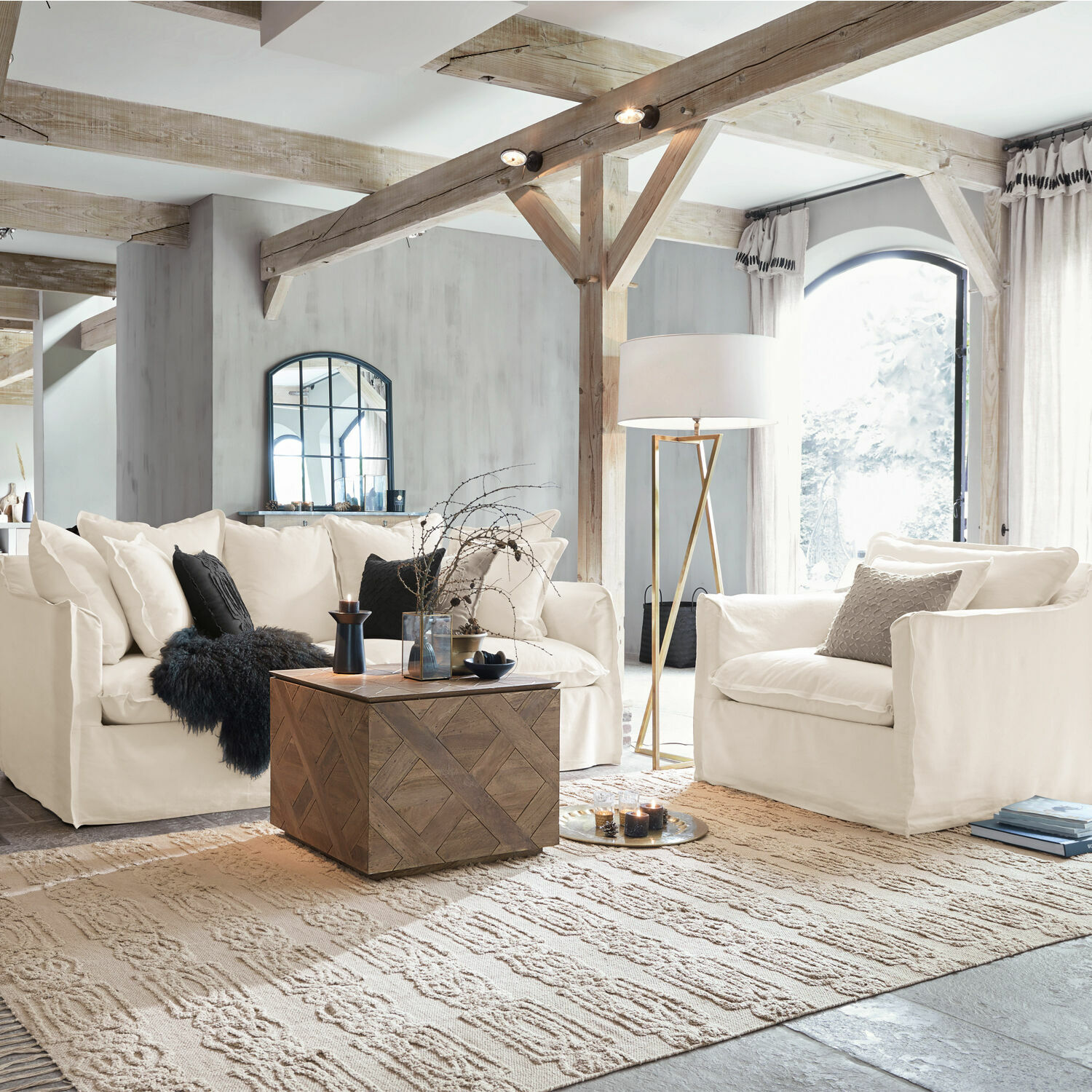 Canapé et fauteuil Tienen