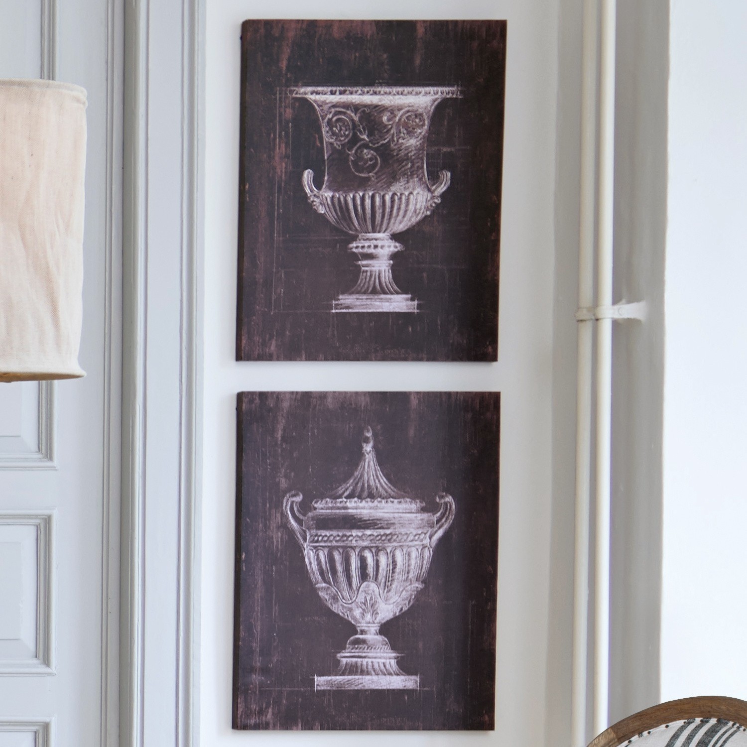 Lot de 2 tableaux Lantriac
