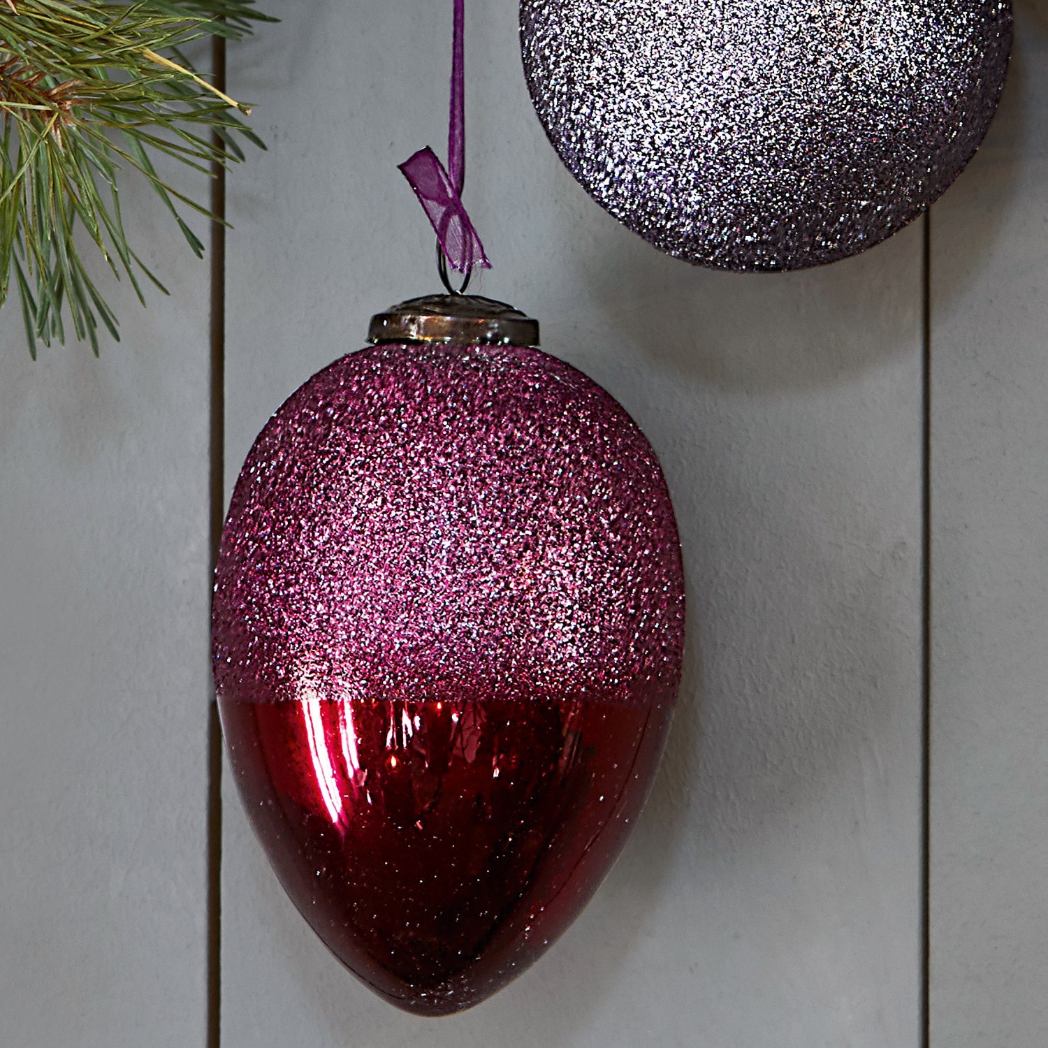 Lot de 4 décorations de Noël Ilva