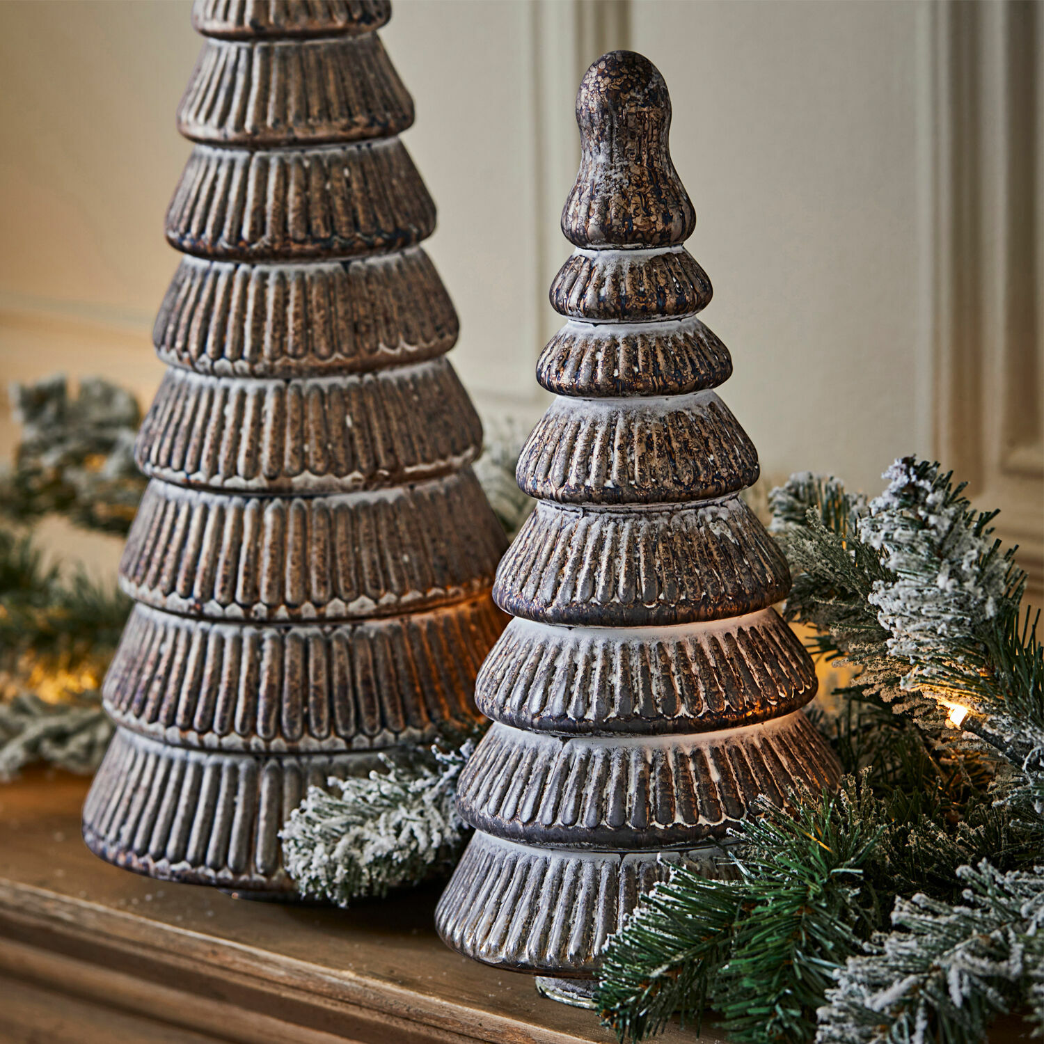 Lot de 2 sapins décoratifs Clarmond