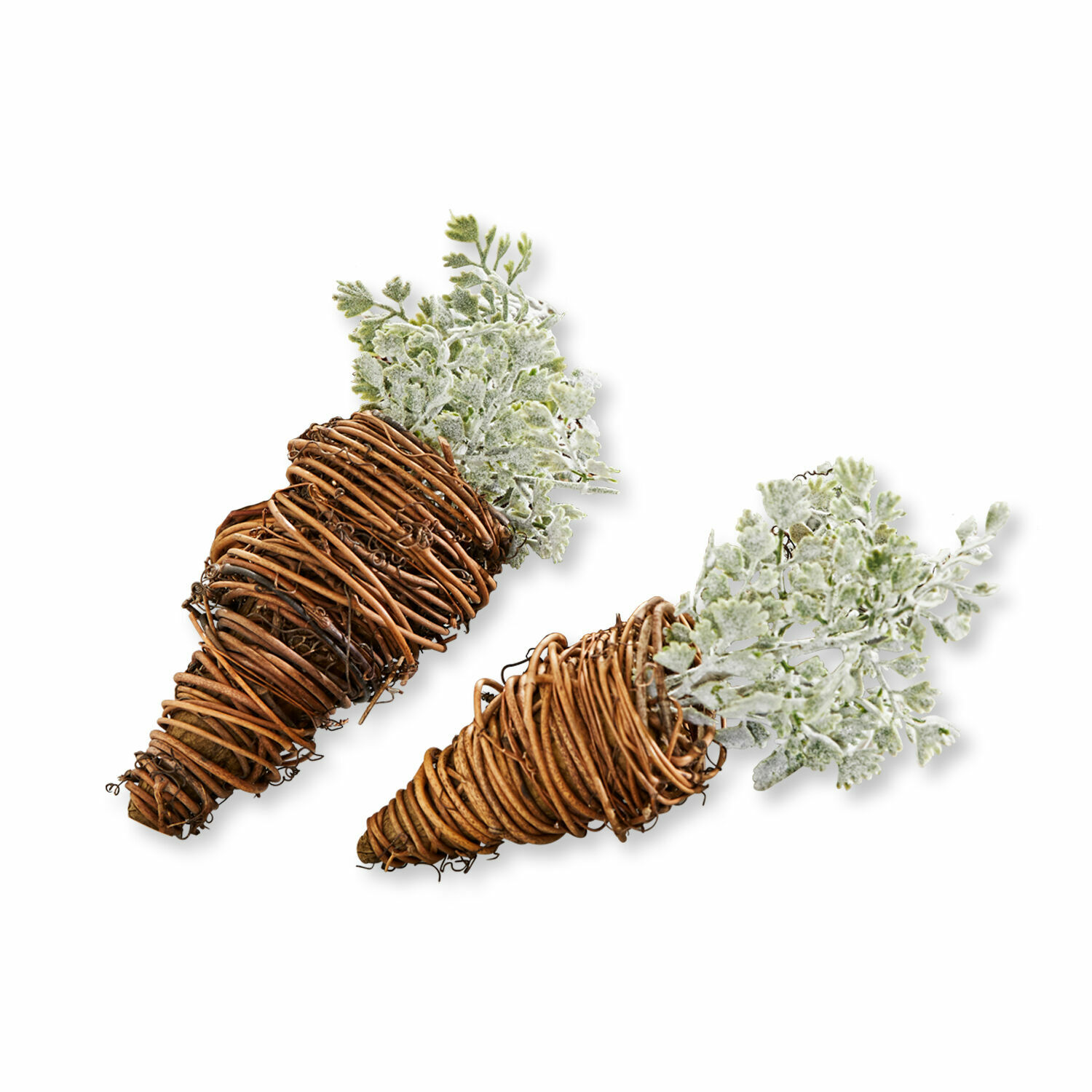 Lot de 6 carottes décoratives Marccans