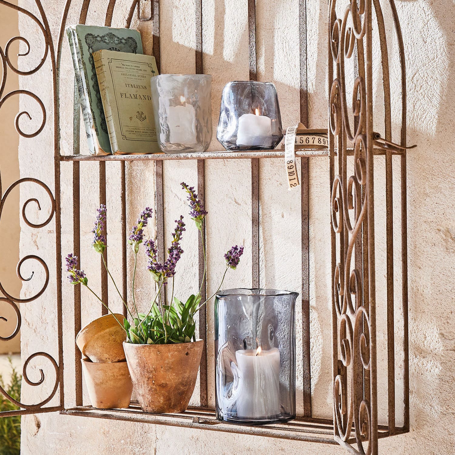 Lot de 3 photophores Rabelle