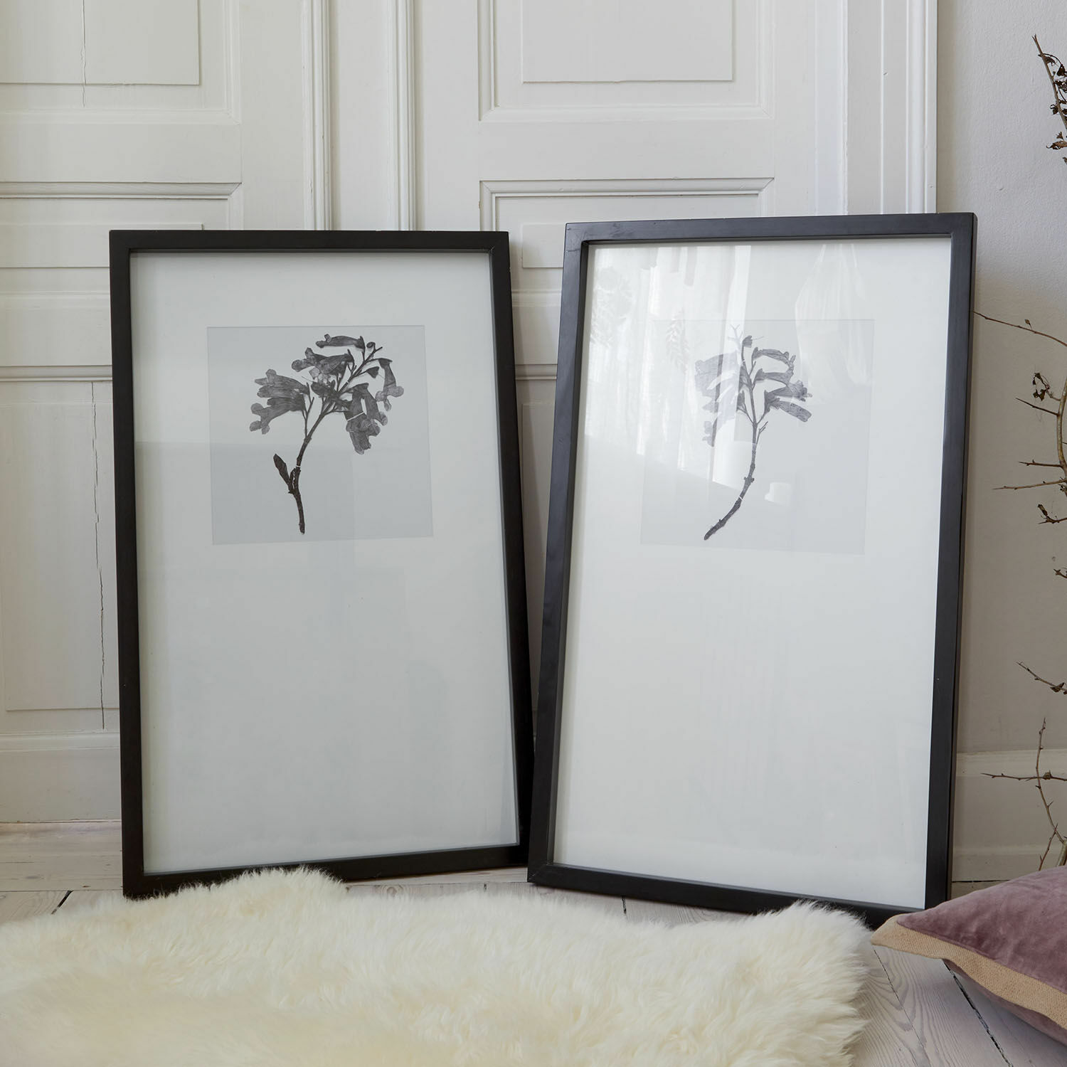 Lot de 2 tableaux Virelune