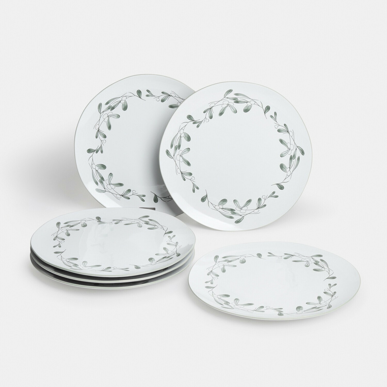 Lot de 6 assiettes Auvérine