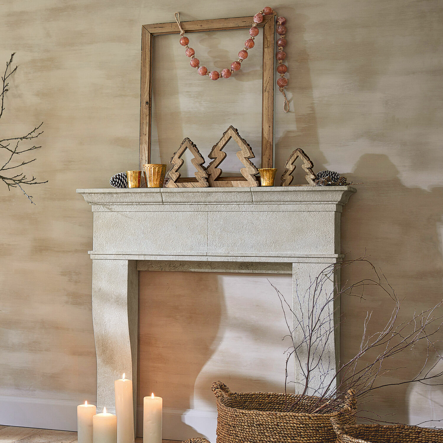 Lot de 3 sapins décoratifs Raymond