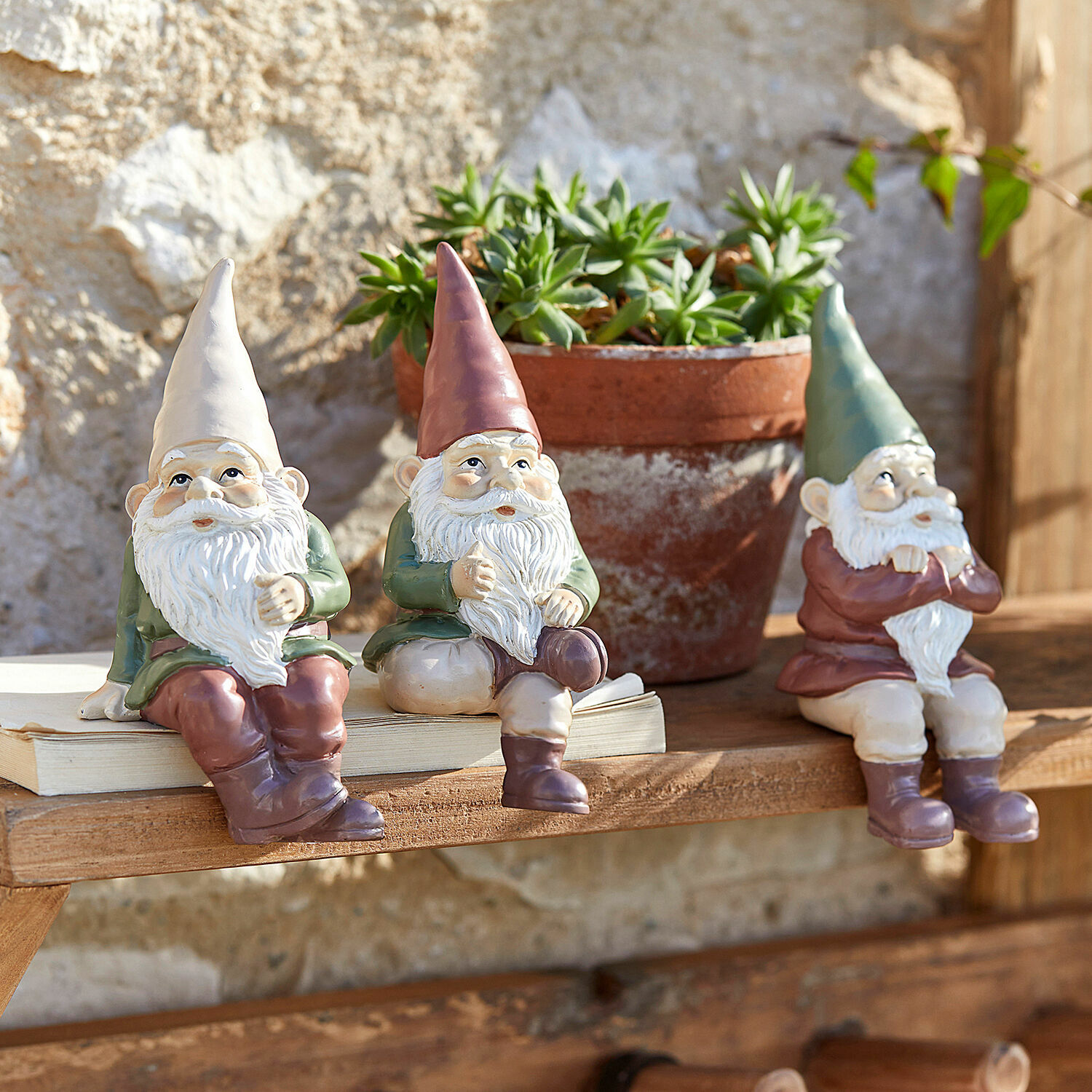 Lot de 3 nains décoratifs Gympie