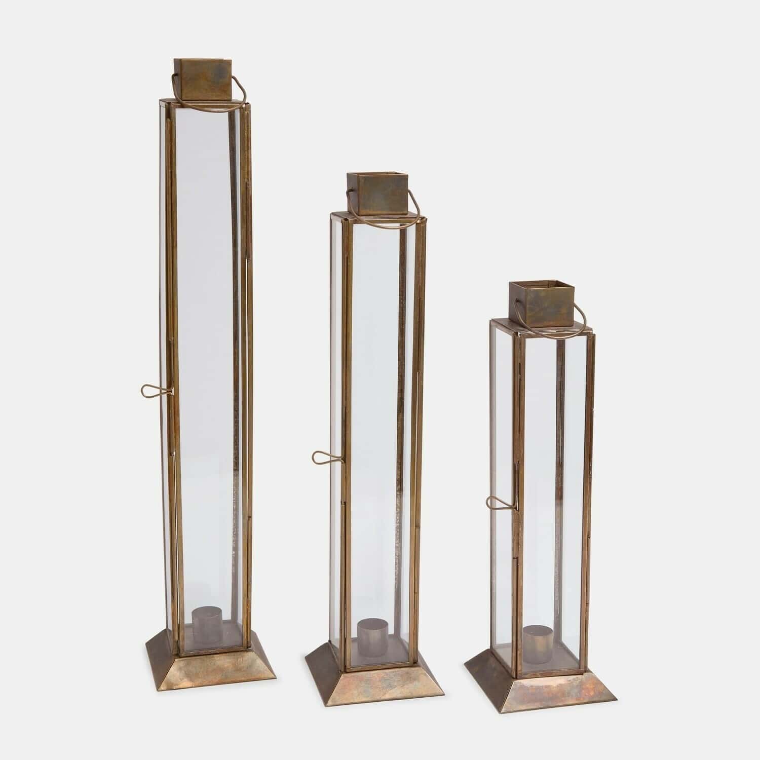 Lot de 3 lanternes Coppermill