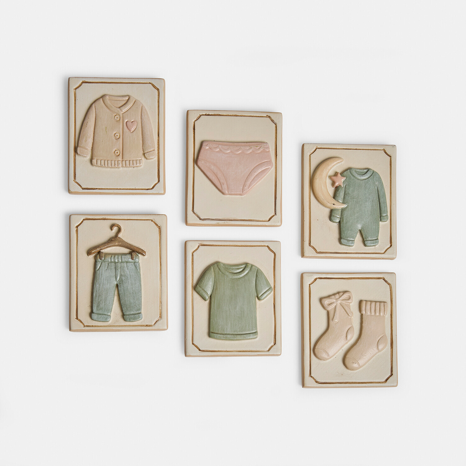 Lot de 6 étiquettes à vêtements Nellini