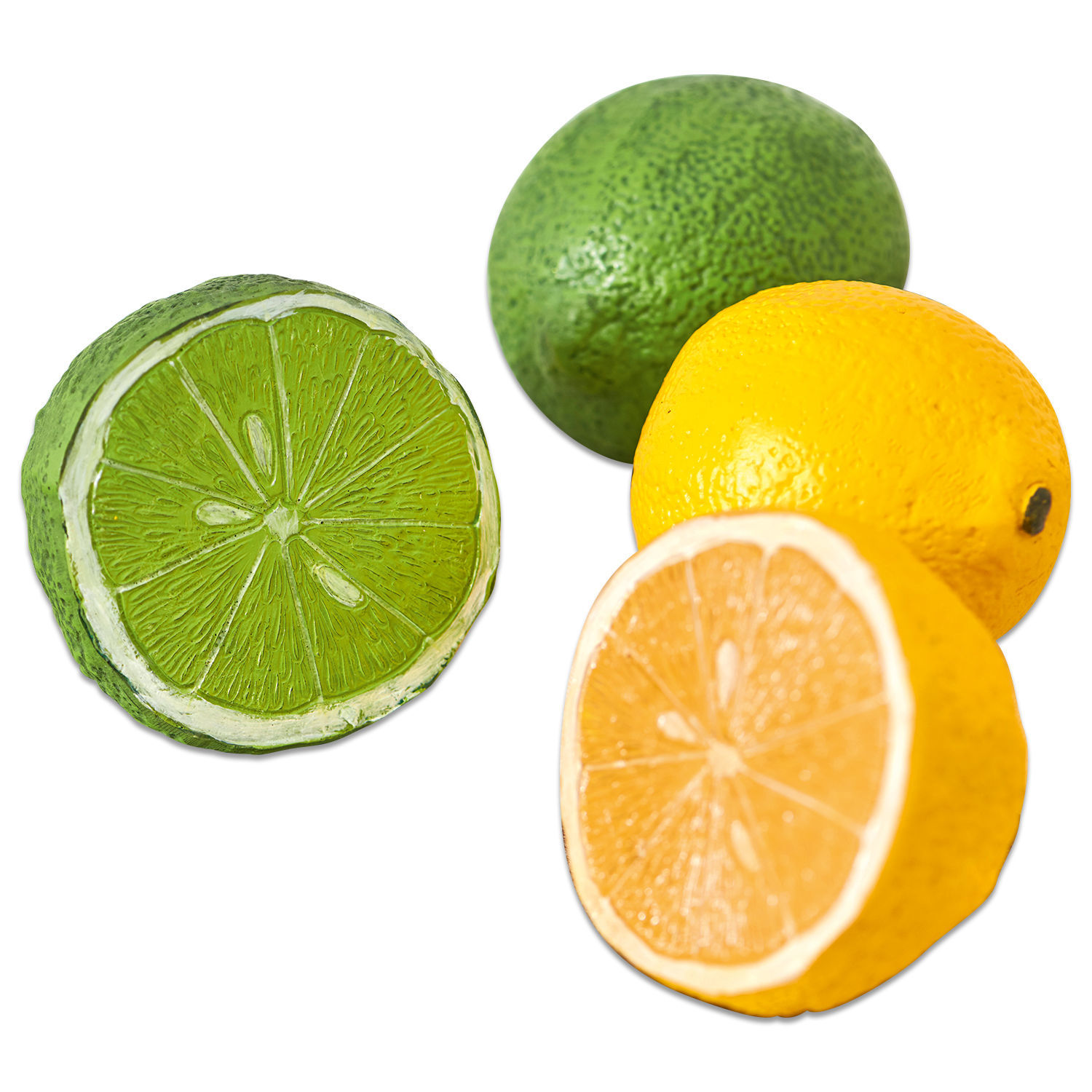 Lot de 4 citrons décoratifs Citrona