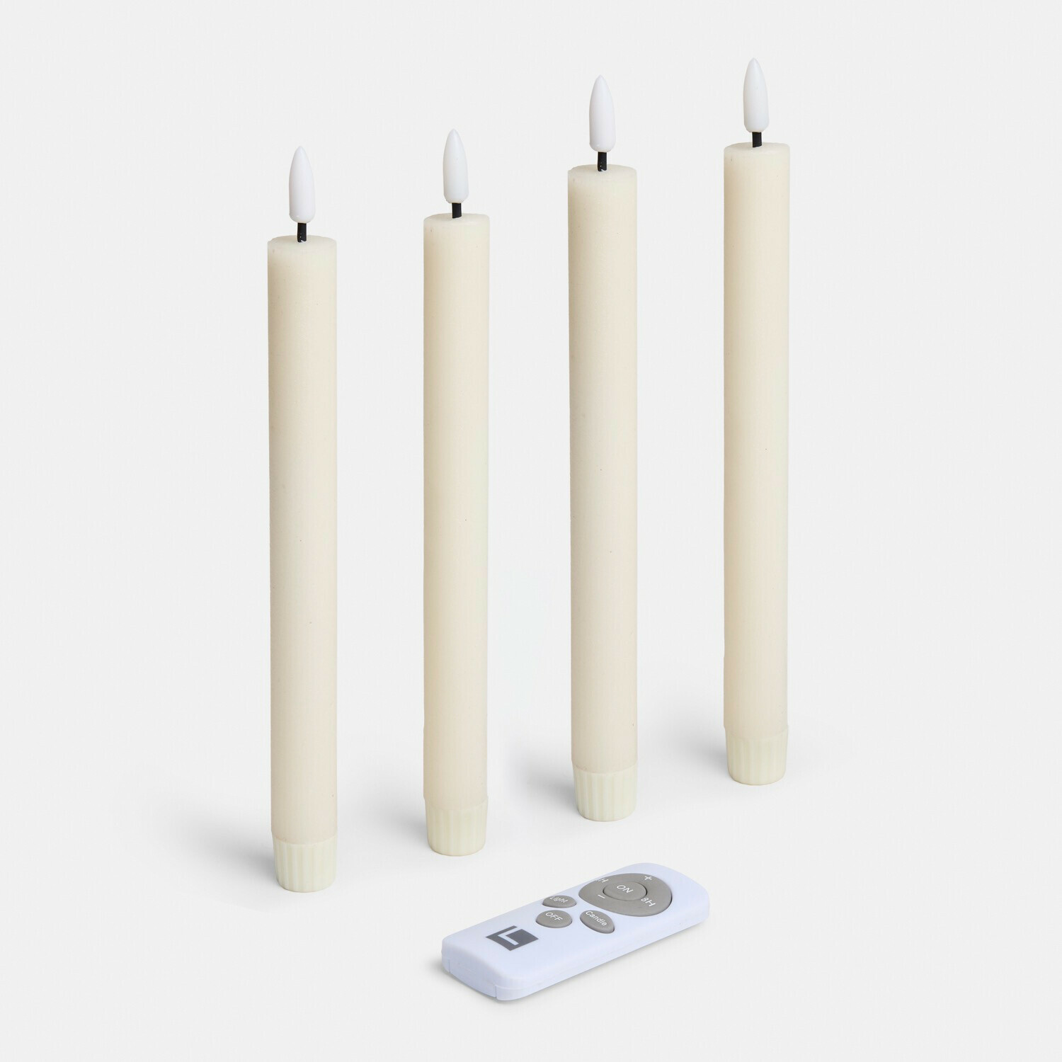 Lot de 4 bougies longues à LED Eldsora Lot de 4 bougies longues à LED Eldsora