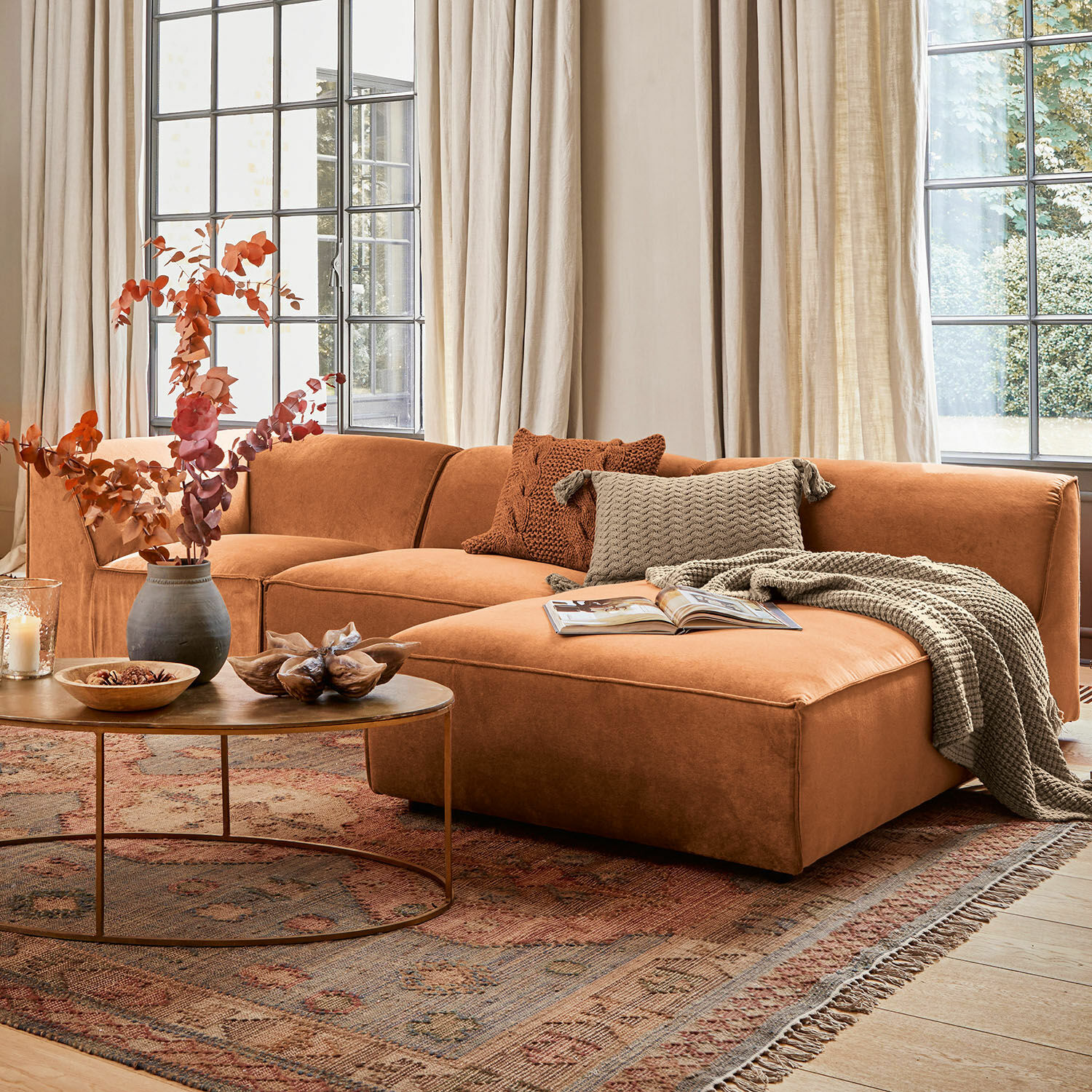 Lot de 2 housses de coussins Mindy