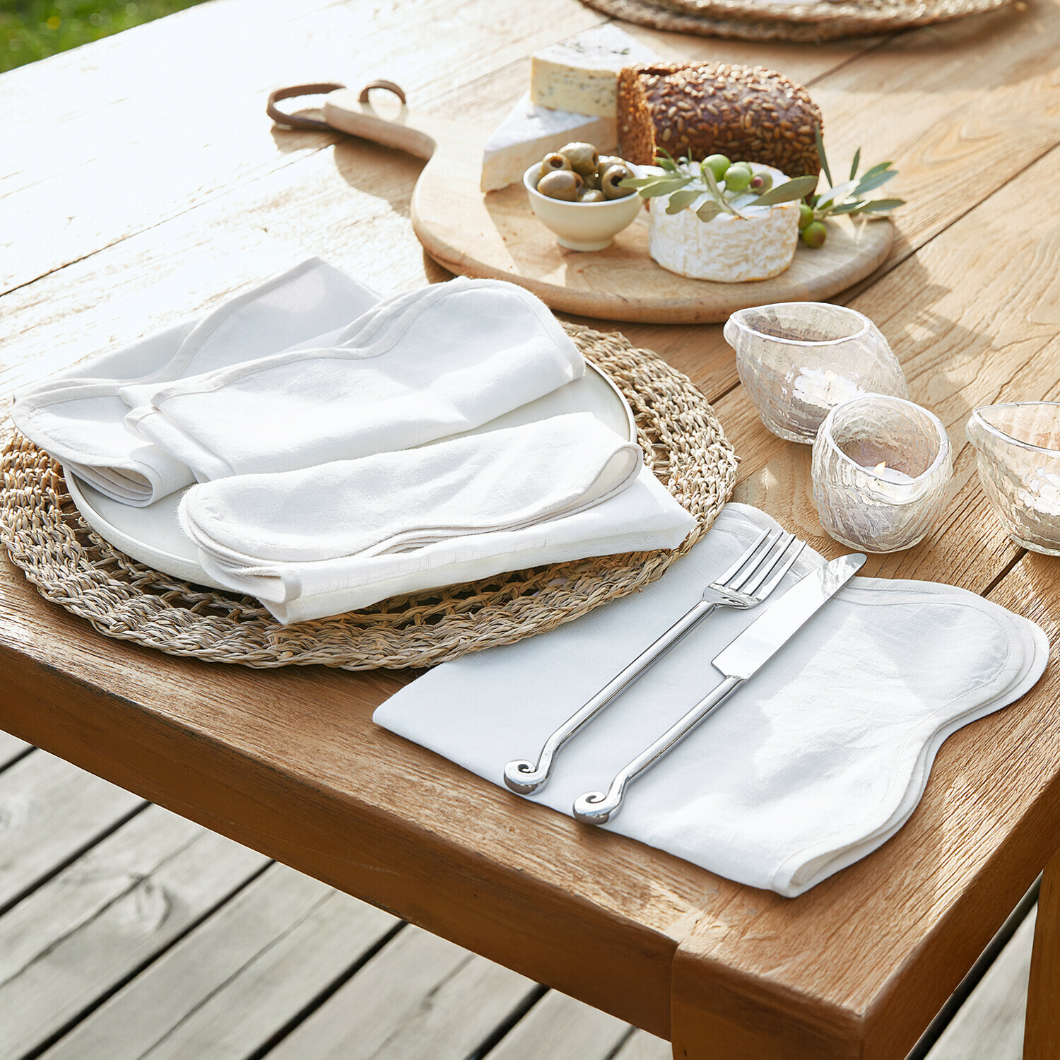 Lot de 4 serviettes Aelvra
