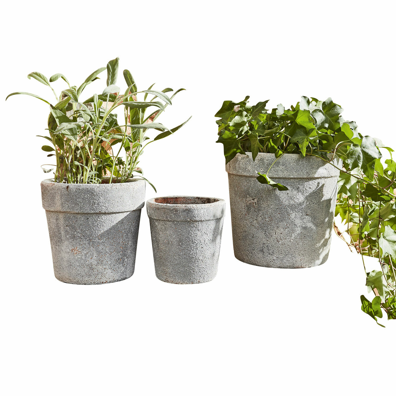 Lot de 3 cache-pots Geri