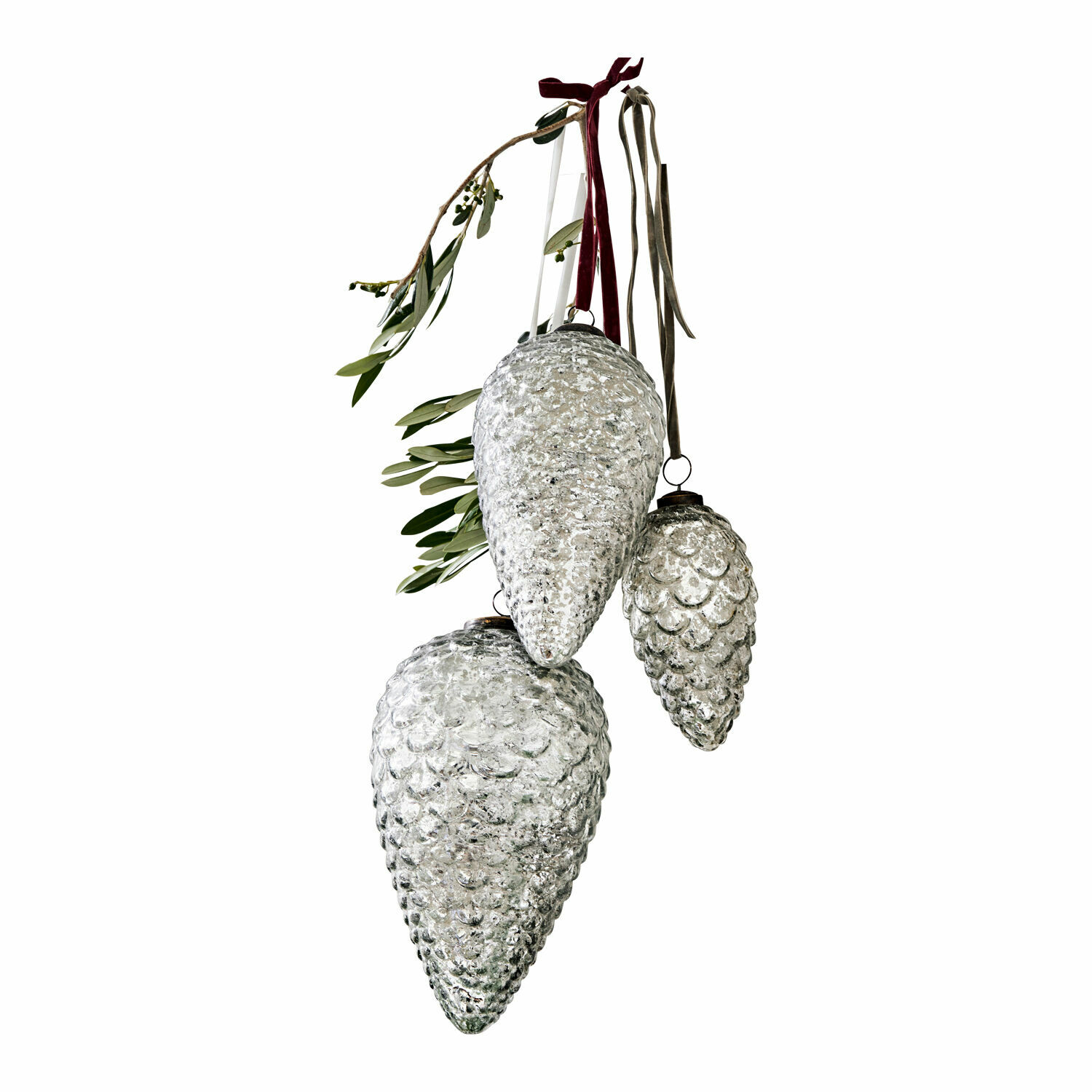 Lot de 3 décorations de Noël Escala