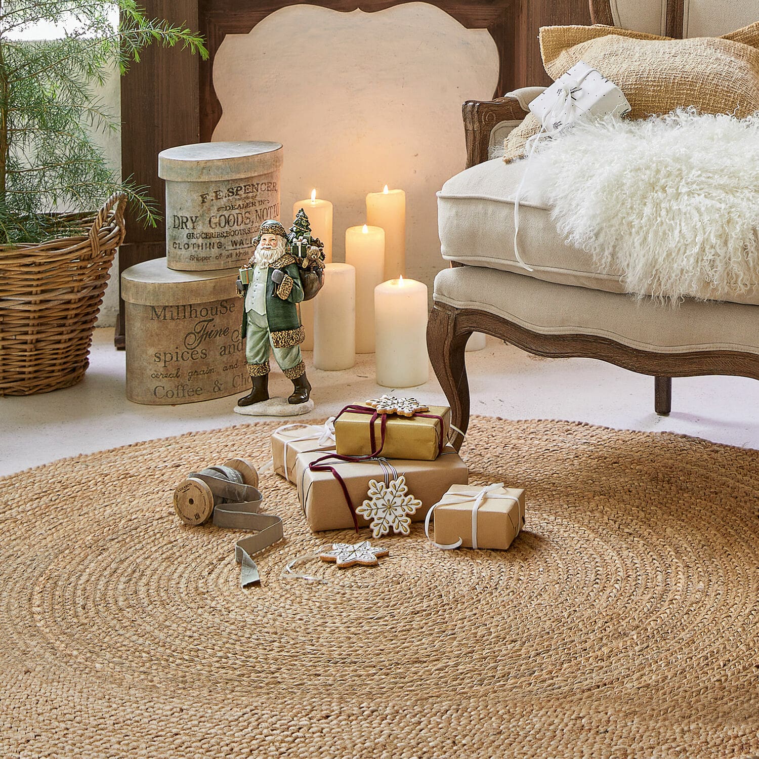 Lot de 4 décorations de Noël Chimayo