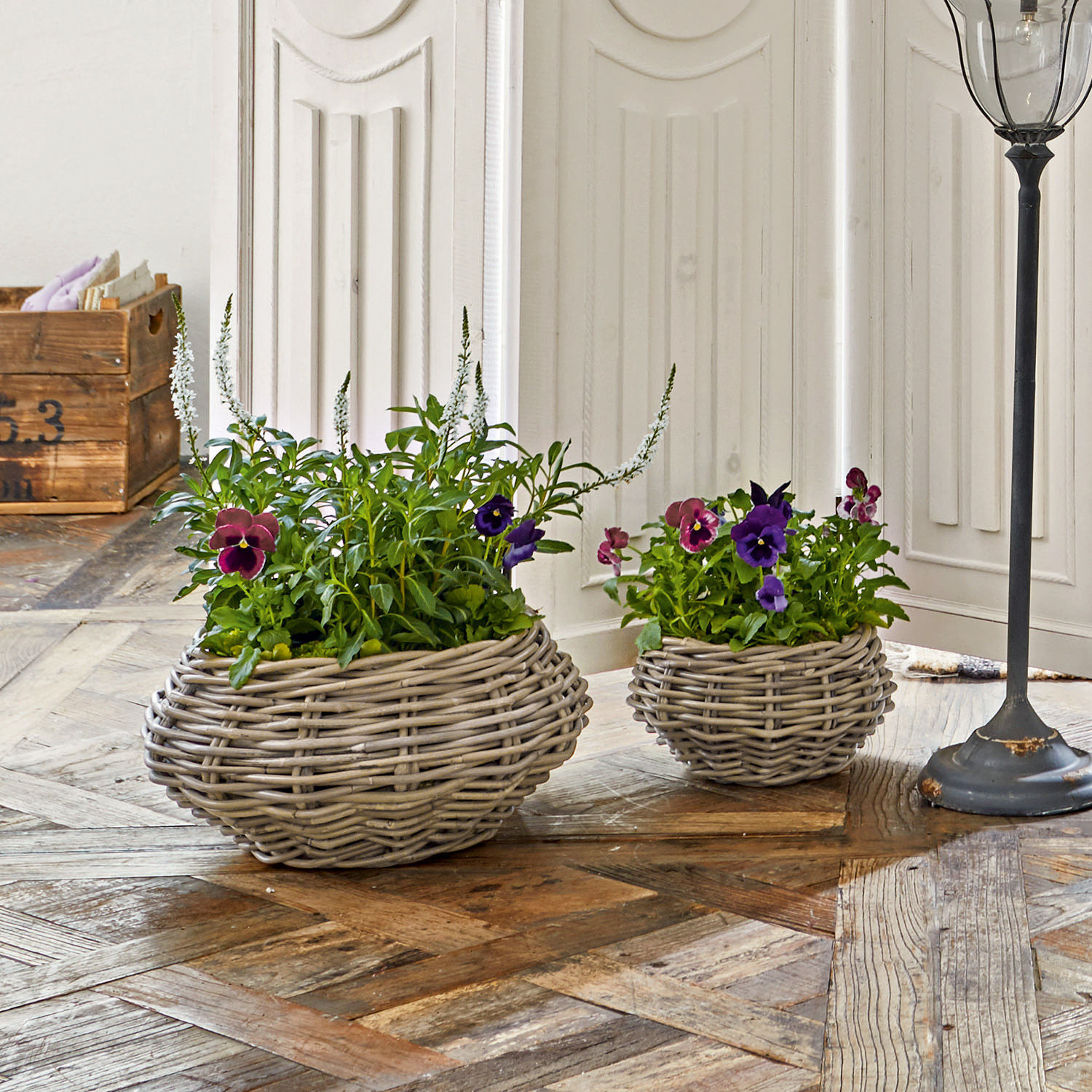 Lot de 2 paniers Xireux