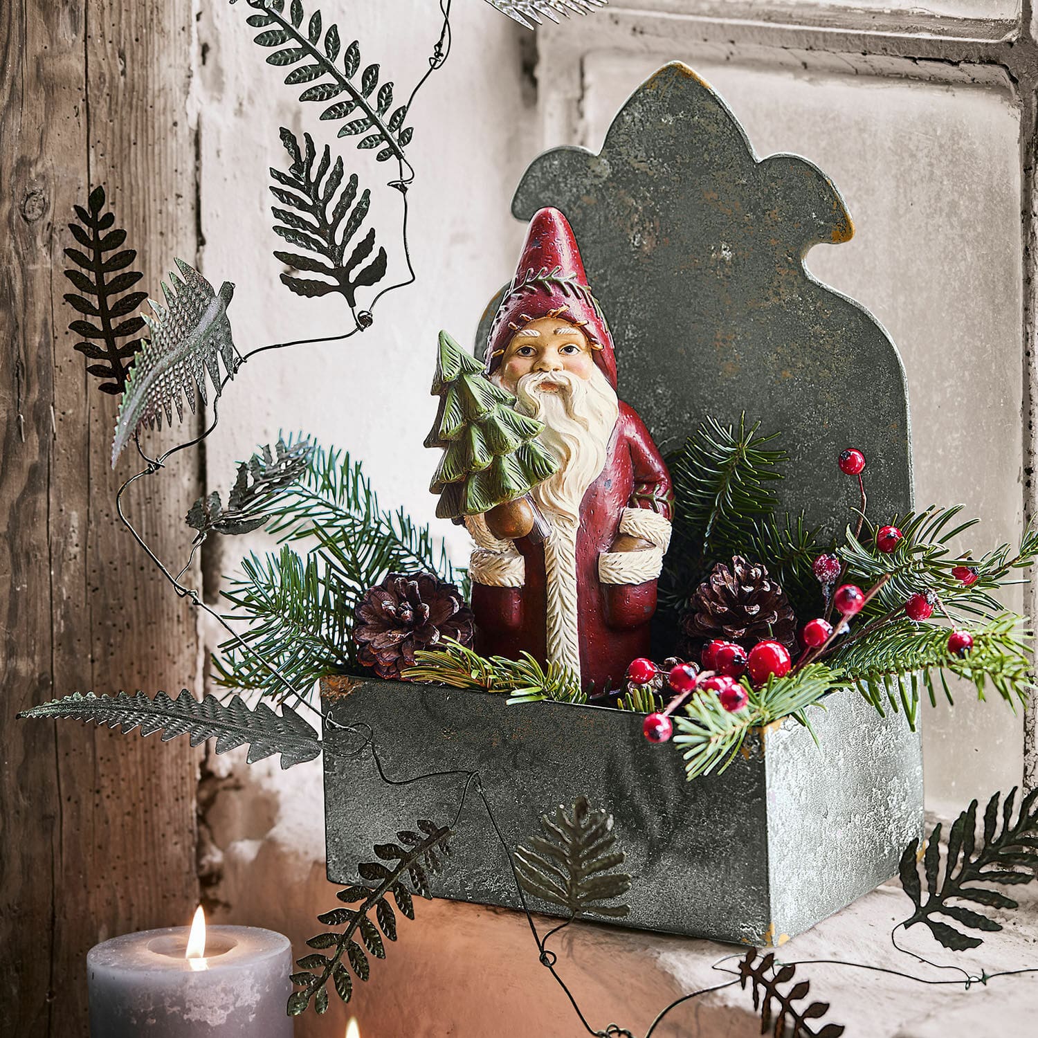 Père Noël décoratif Molie