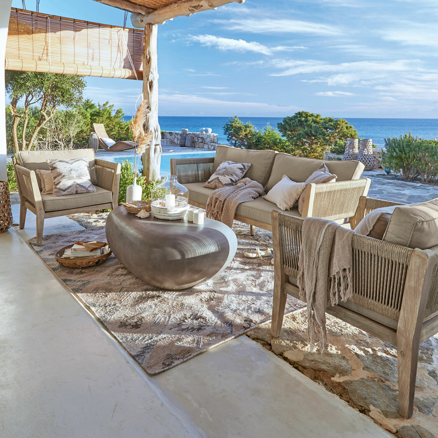 Salon de jardin FSC®-100% Biarritz