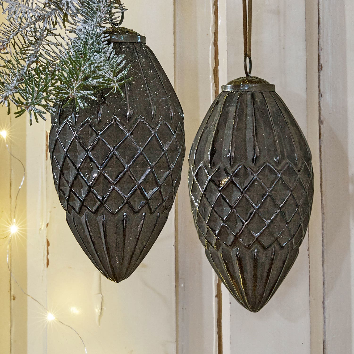 Lot de 2 décorations de Noël Tusson