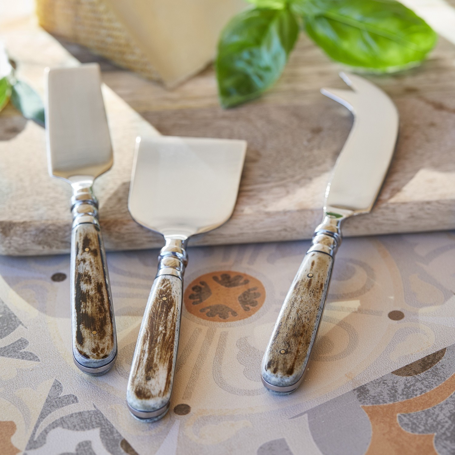 Lot de 3 couverts à fromage Prasville