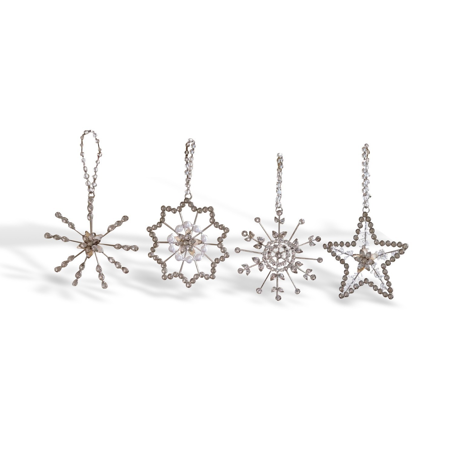 Lot de 4 décorations de Noël Pierette