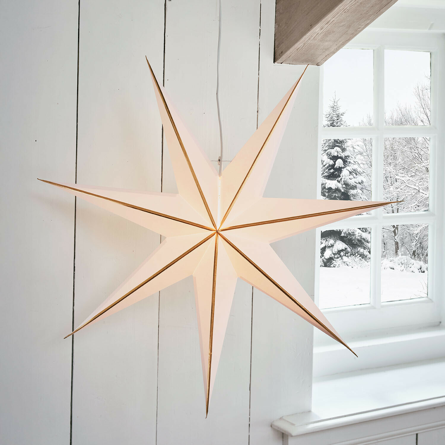 Étoile lumineuse en papier Stardomen
