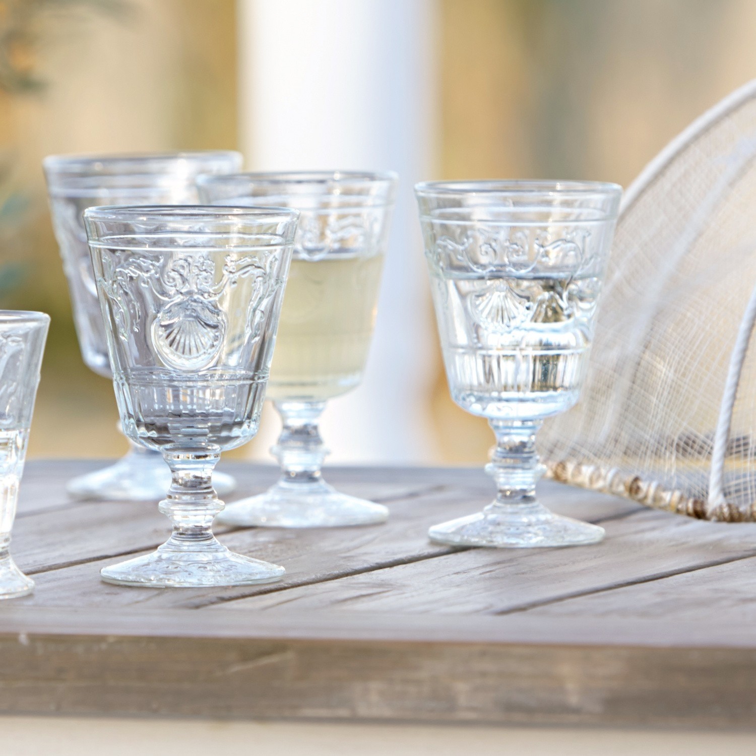 Lot de 6 verres à vin Beroille
