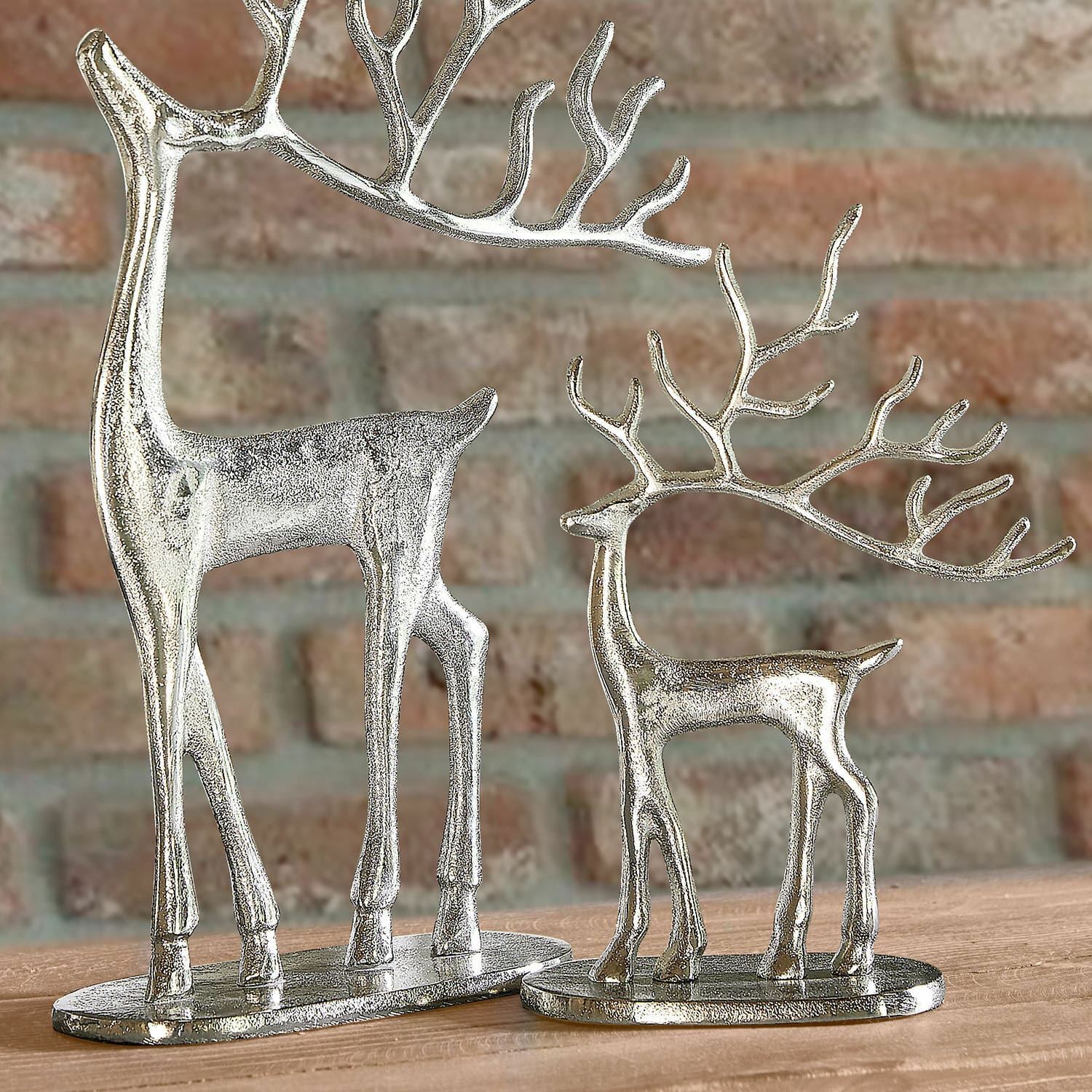 Lot de 2 rennes décoratifs Zerlay
